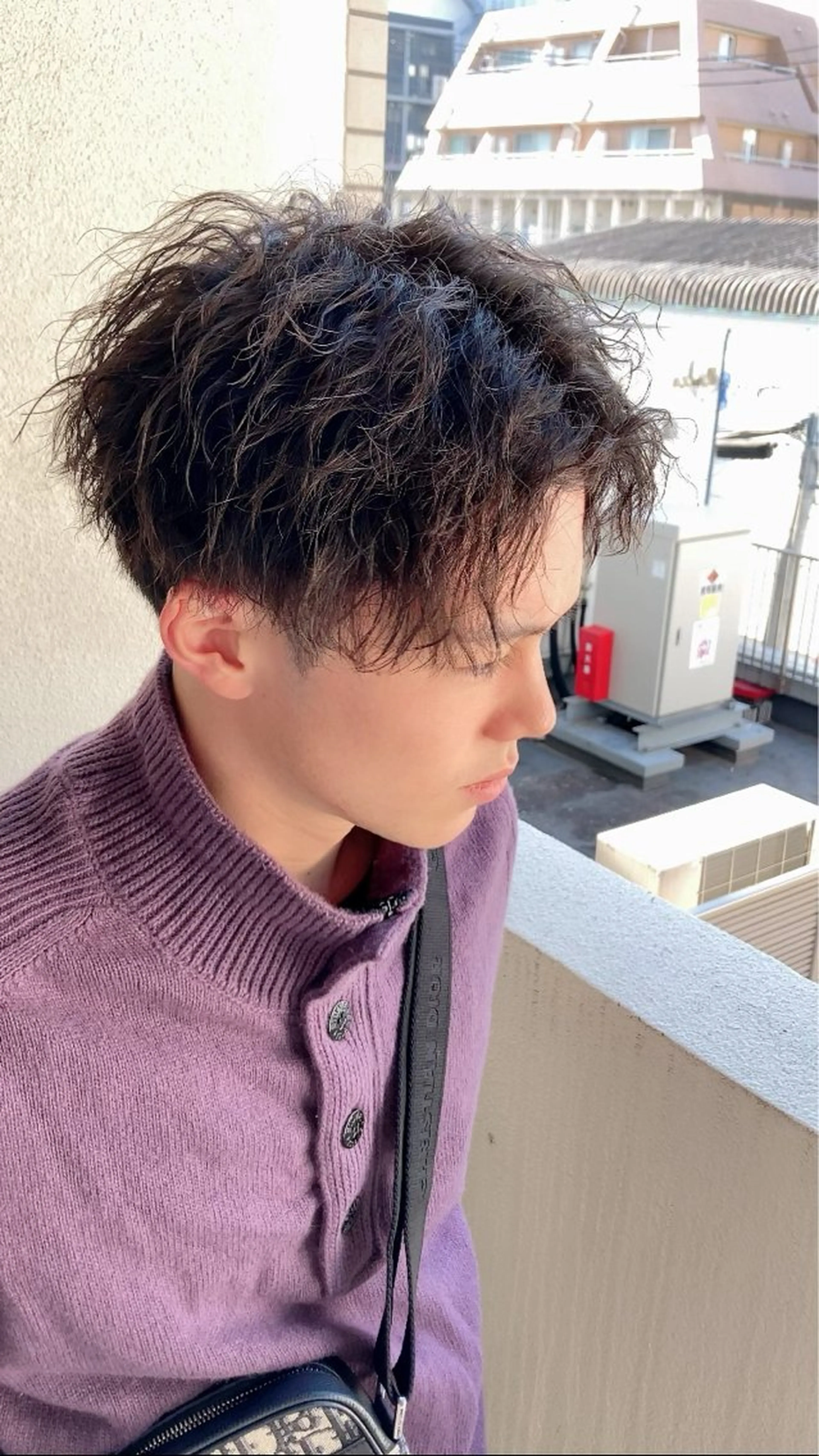 ショート メンズ メンズパーマ カット パーマ AUTHENTIC private mens hair salon所属・完全個室マンツーマン メンズサロン草野貴樹のヘアスタイル