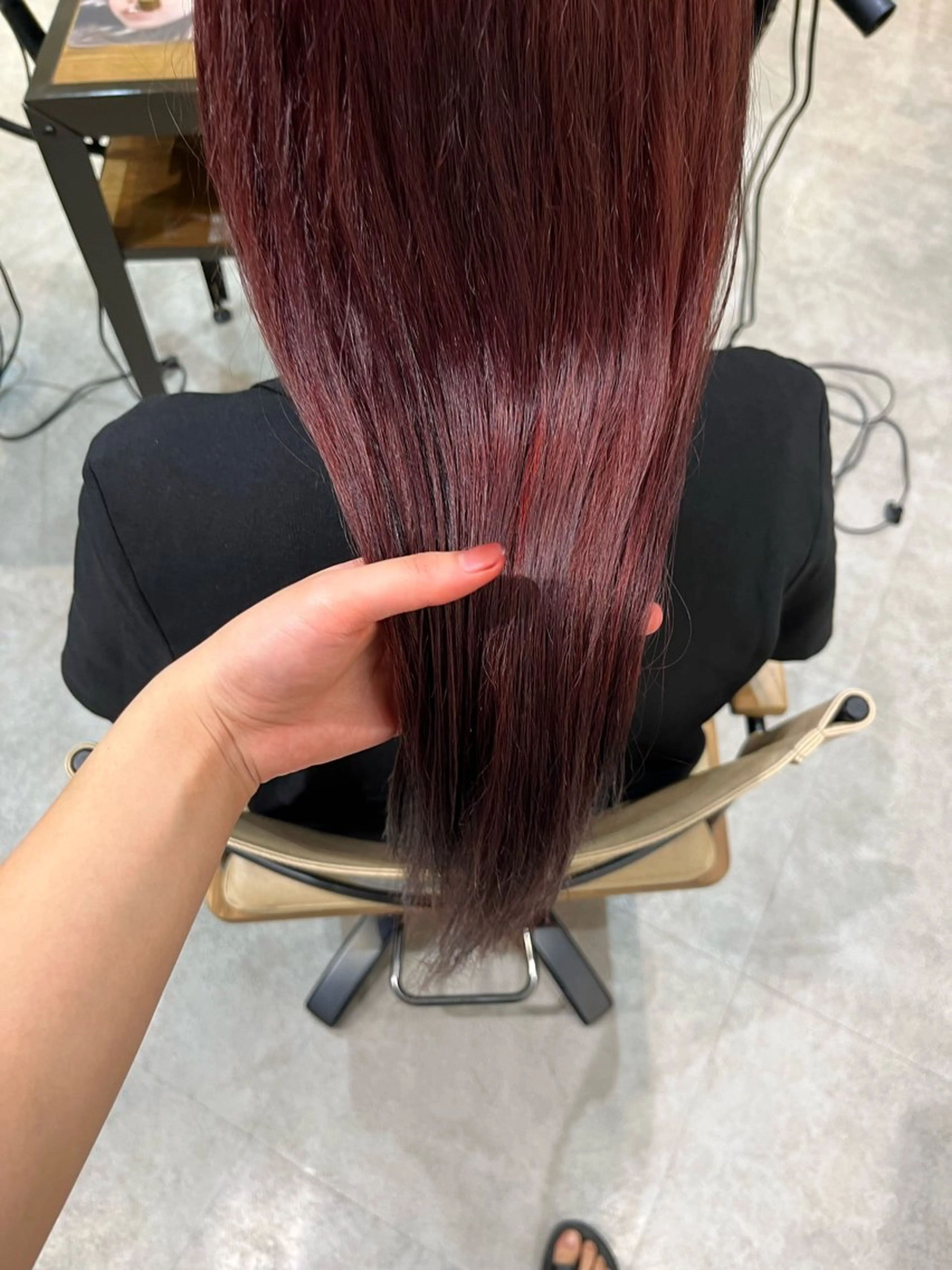カラー ブリーチ ダブルカラー ブリーチなしカラー ヘアカラー トリートメント 🍒暖色カラー🍒 ueno aiのヘアスタイル