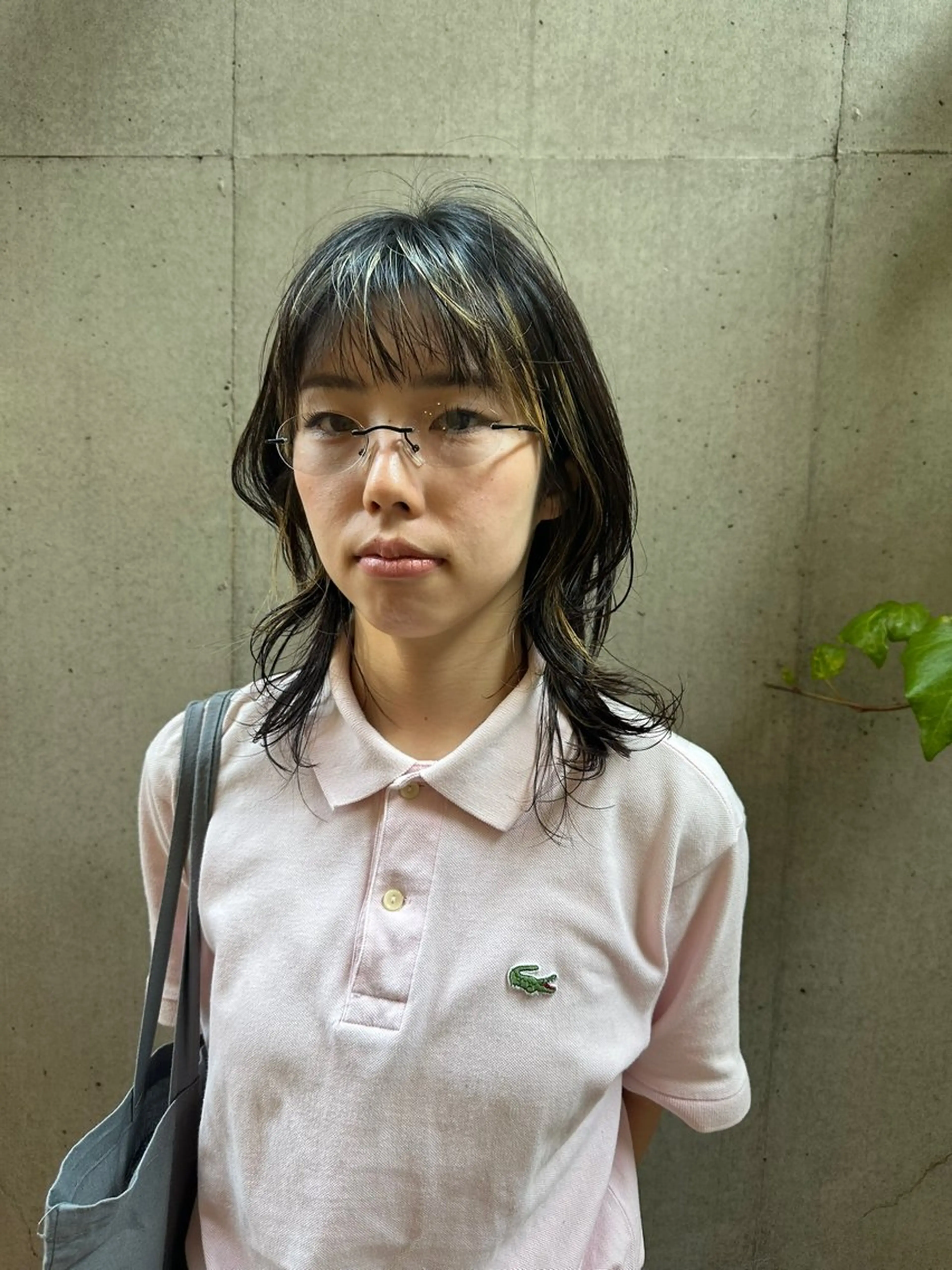 ミディアム カラー 似合わせカット /パーマ岡本淳平のヘアスタイル