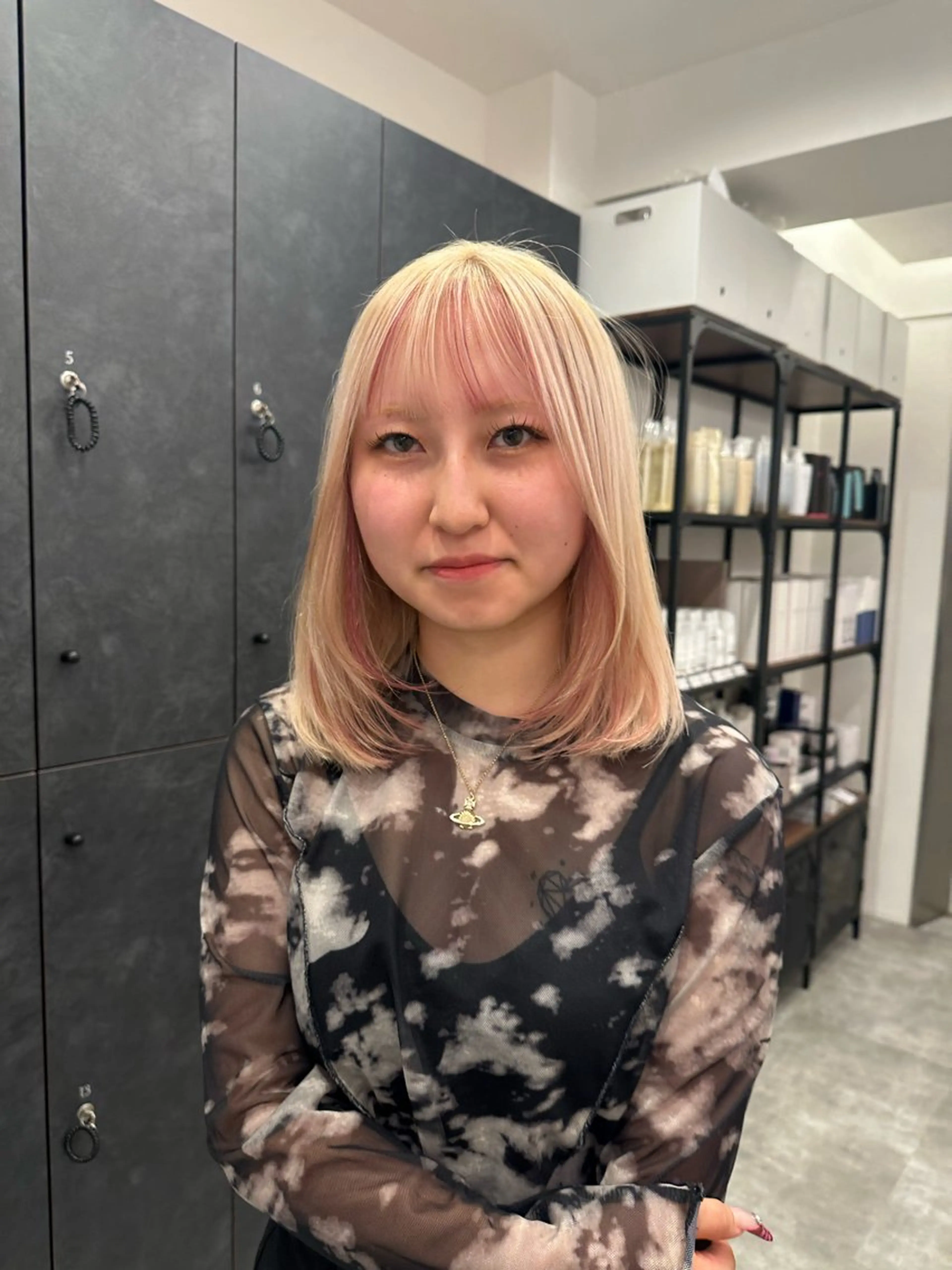 ミディアム カラー ヘアカラー トリートメント 銀座/ヘアセット シマムラ ミホのヘアスタイル