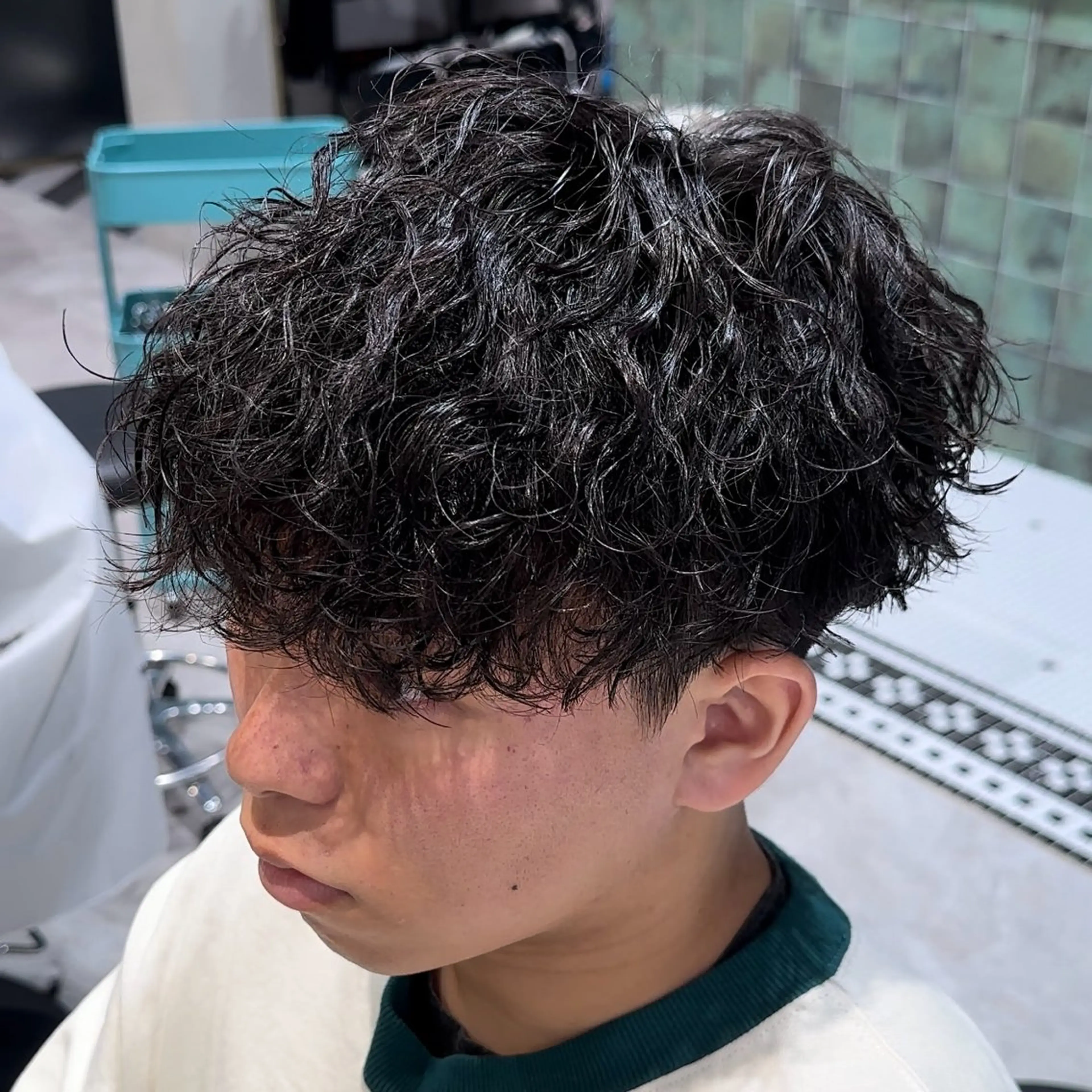 メンズ カット パーマ メンズパーマ特化🥇 フェザーパーマ/紘夢のヘアスタイル