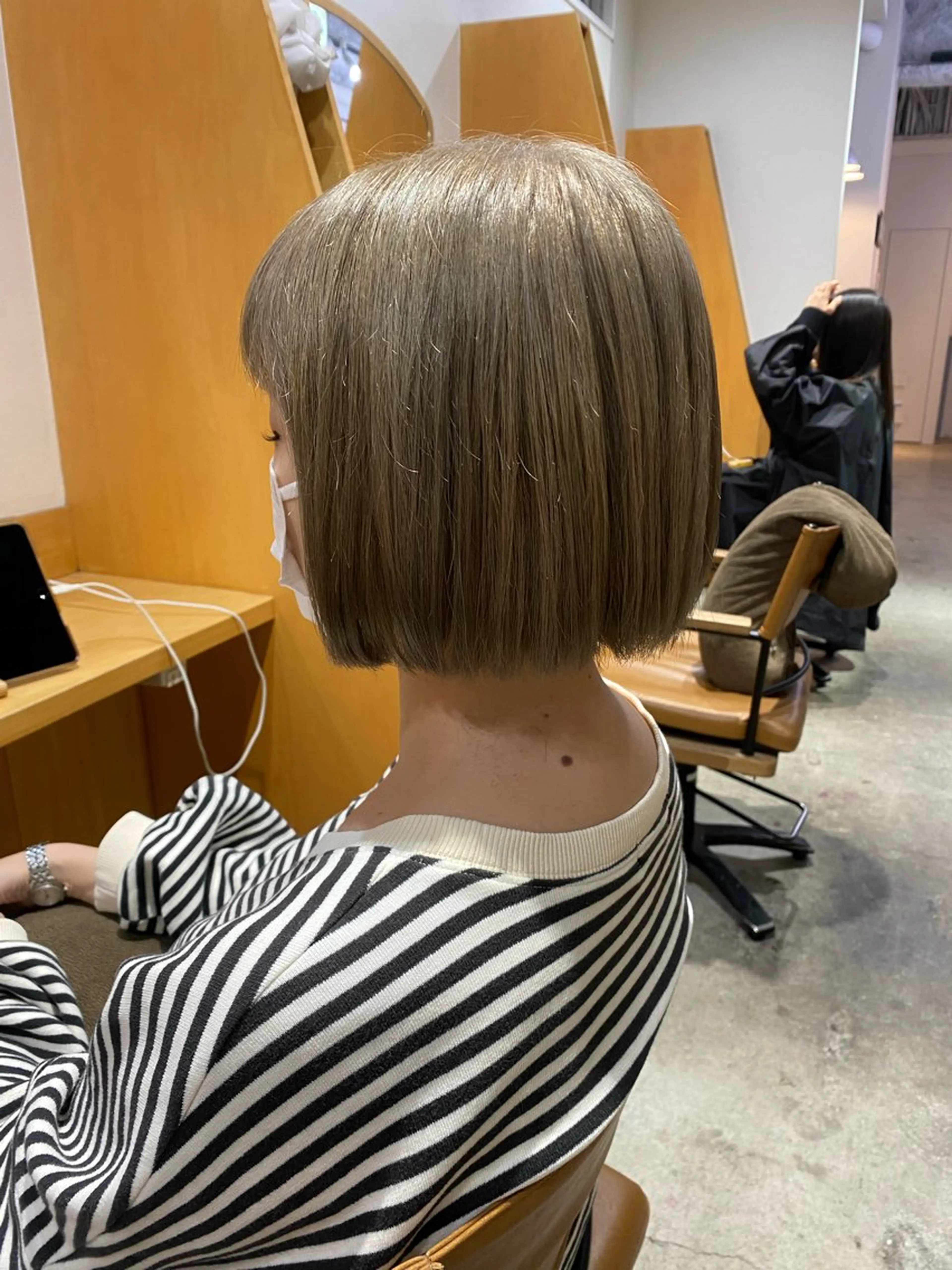 ショート カット ヘアカラー トリートメント SALOWIN銀座PAYⅡ店所属・GINZARay2 風本朱里🐥のヘアスタイル