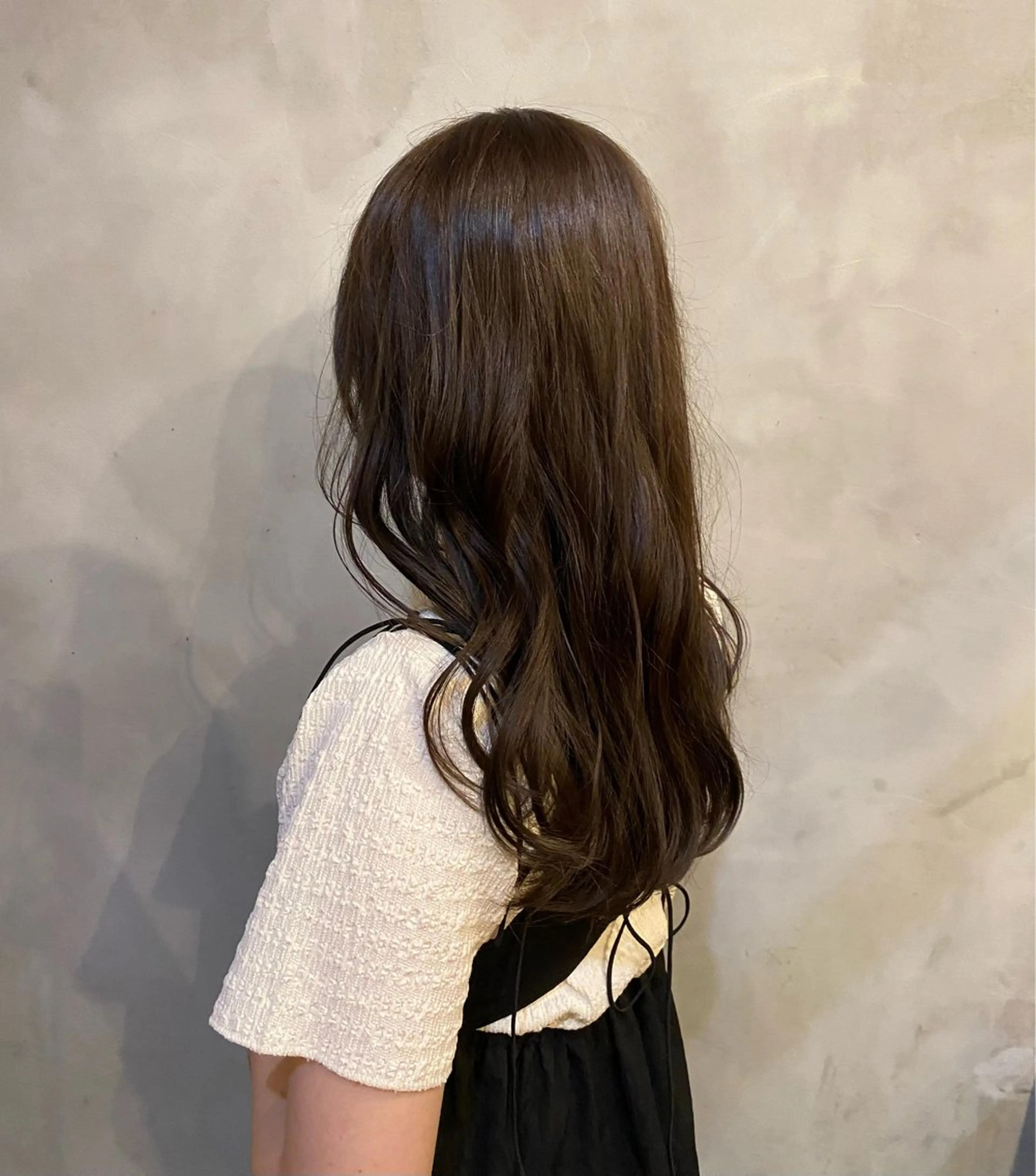 セミロング カラー パーマ 似合わせカット カラー🪿 moeのヘアスタイル