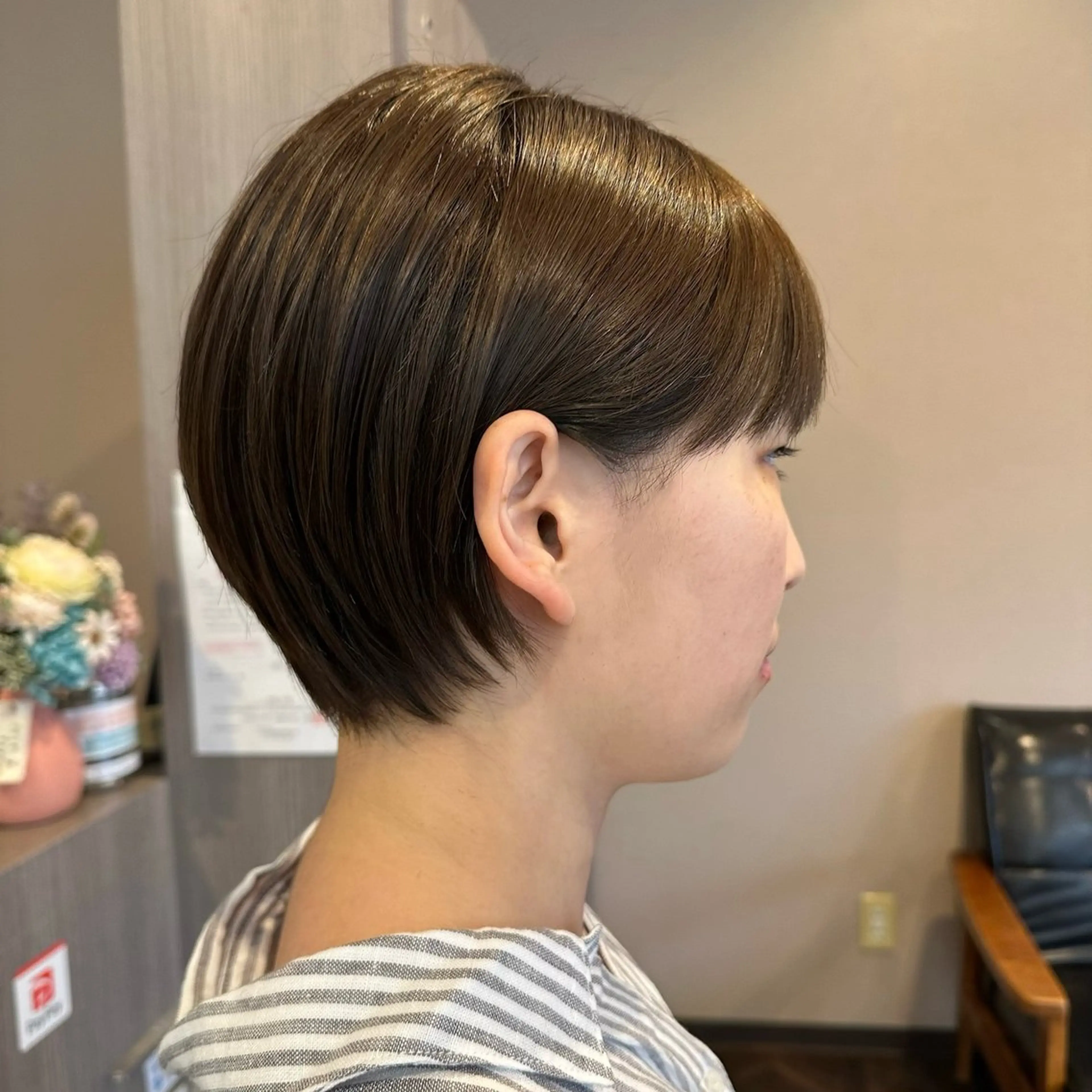 ショート ショートボブ ボブ ショートヘア 小嶋 菜々子のヘアスタイル