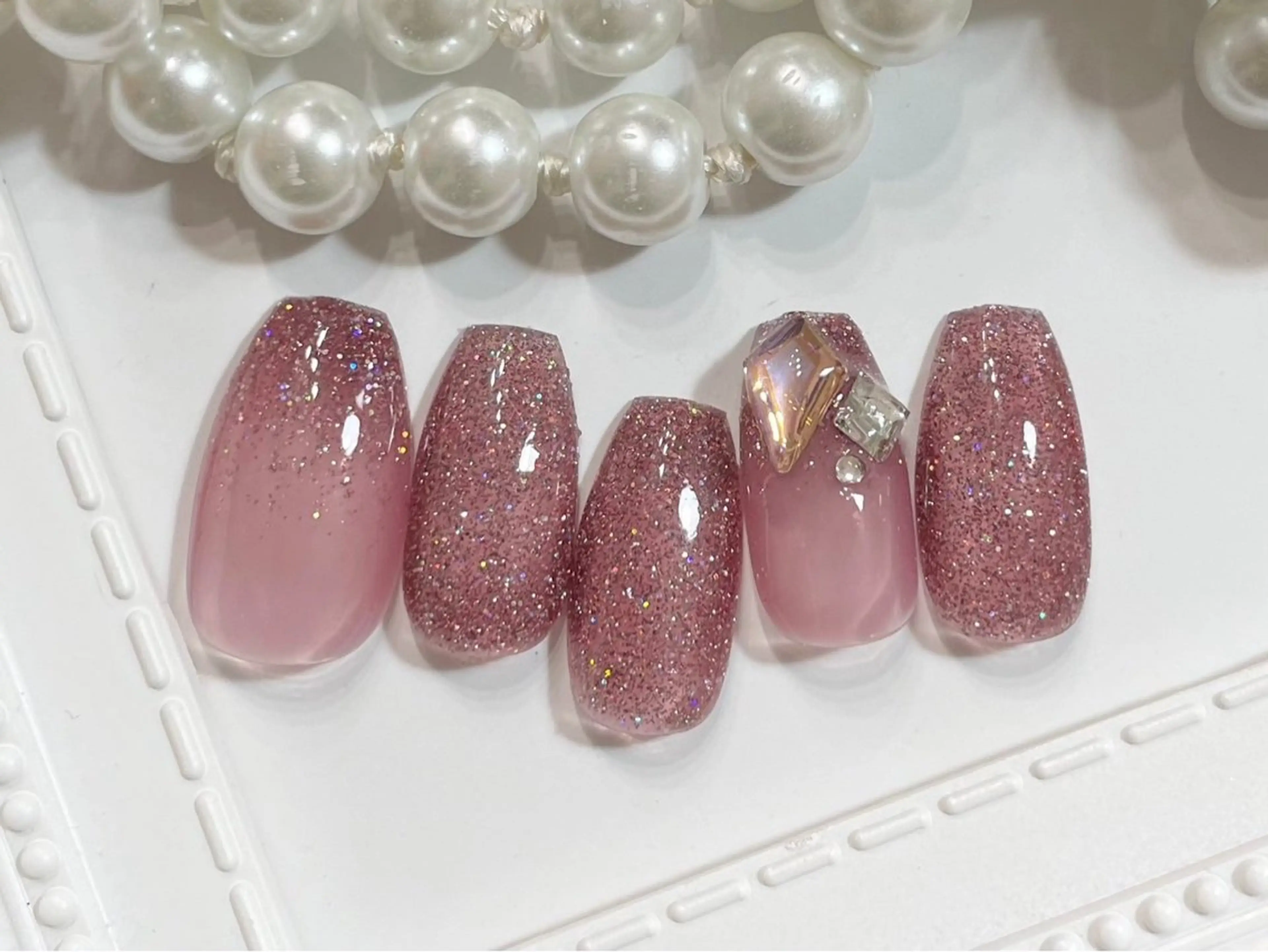 ネイル シンプルネイル ワンホンネイル 【パラジェル・フィルイン】Nailsalon　Merci東中野所属・Merci shigaのネイルデザイン