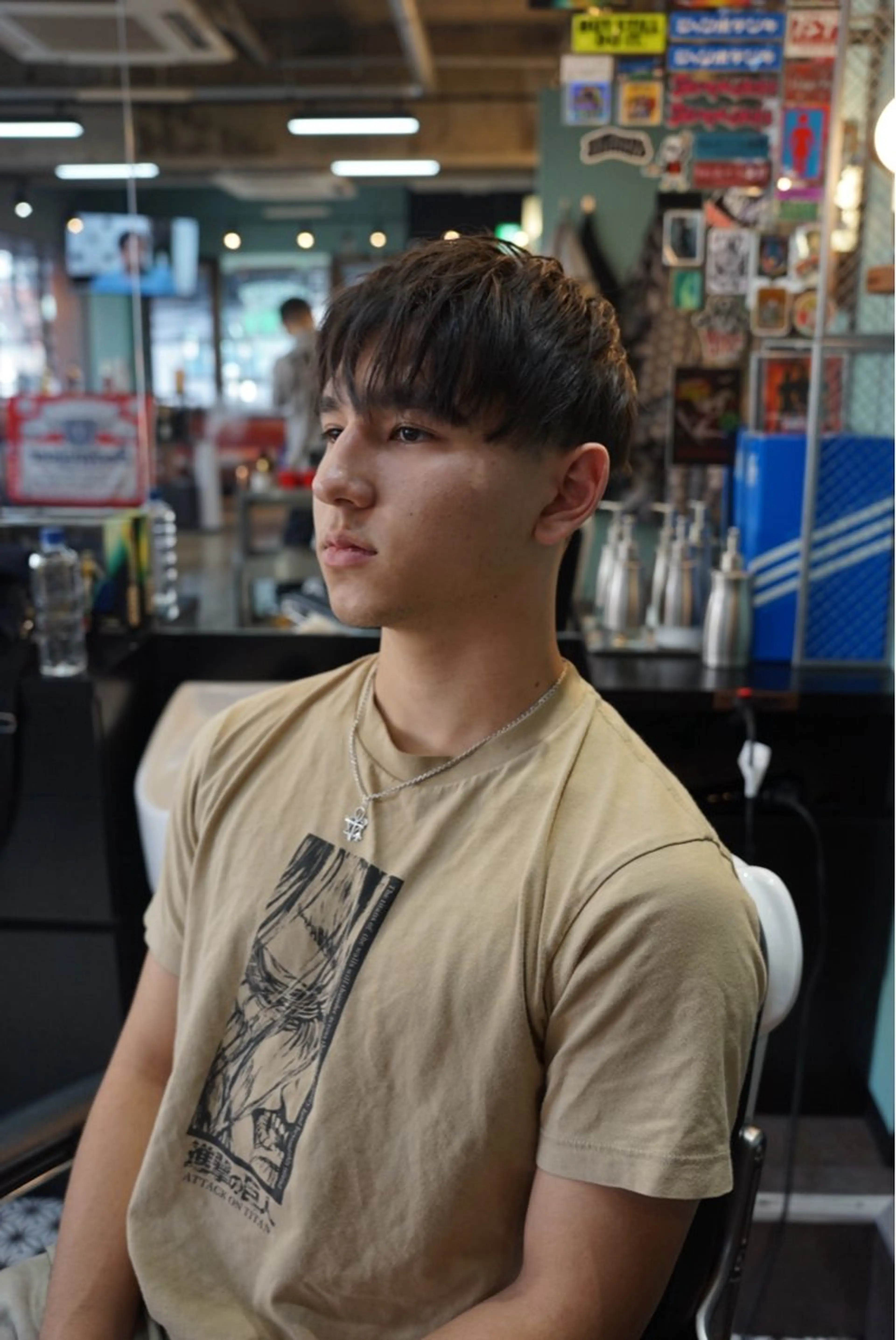 ミディアム TIGHT SWAG BARBERWORKS三軒茶屋所属・TIGHTSWAG ジュネのヘアスタイル