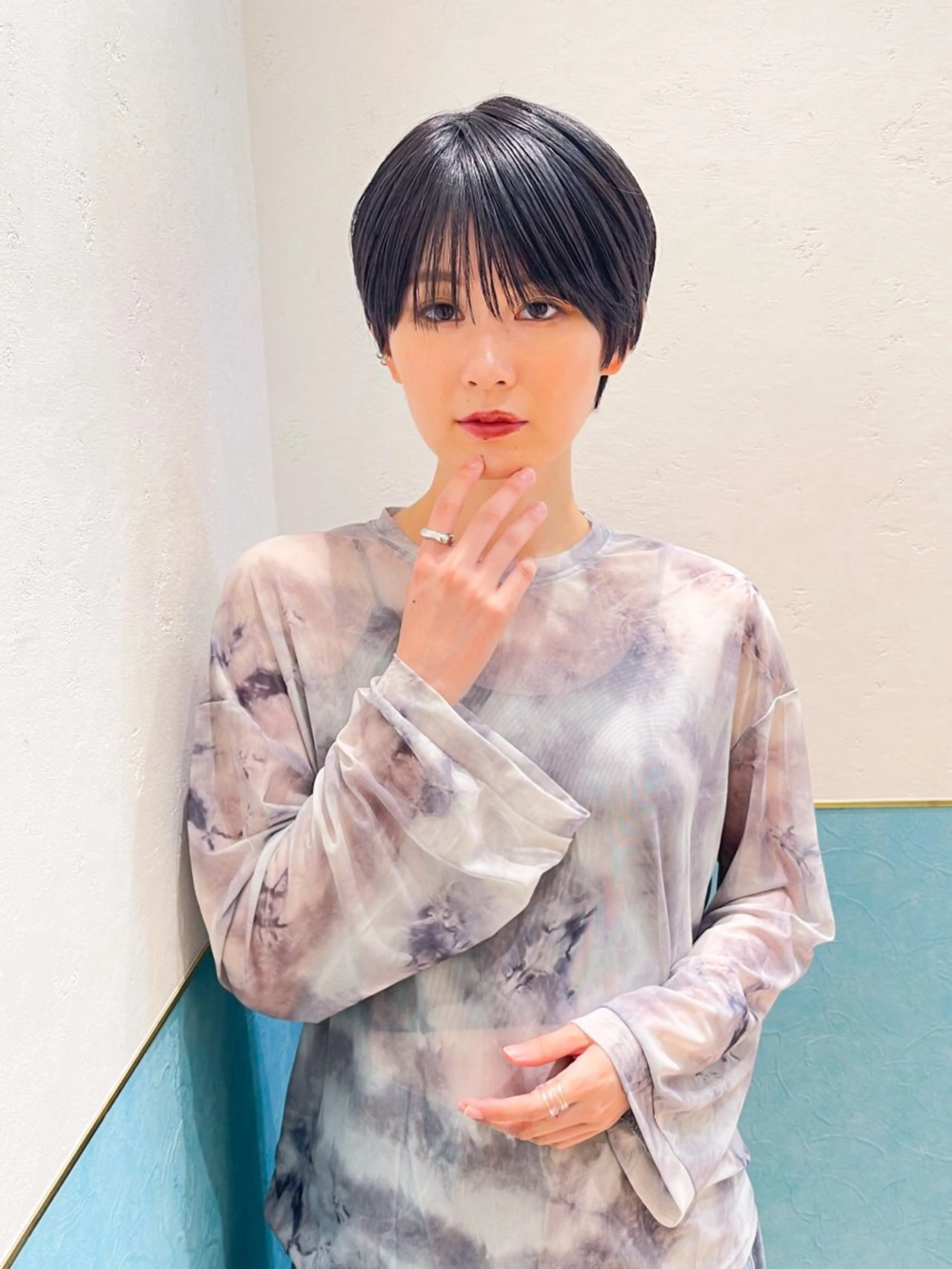 ショート ショートボブ ボブ 似合わせカット ショートヘア カット トリートメント 💫ショート/ボブ メンズ/永谷俊樹のヘアスタイル