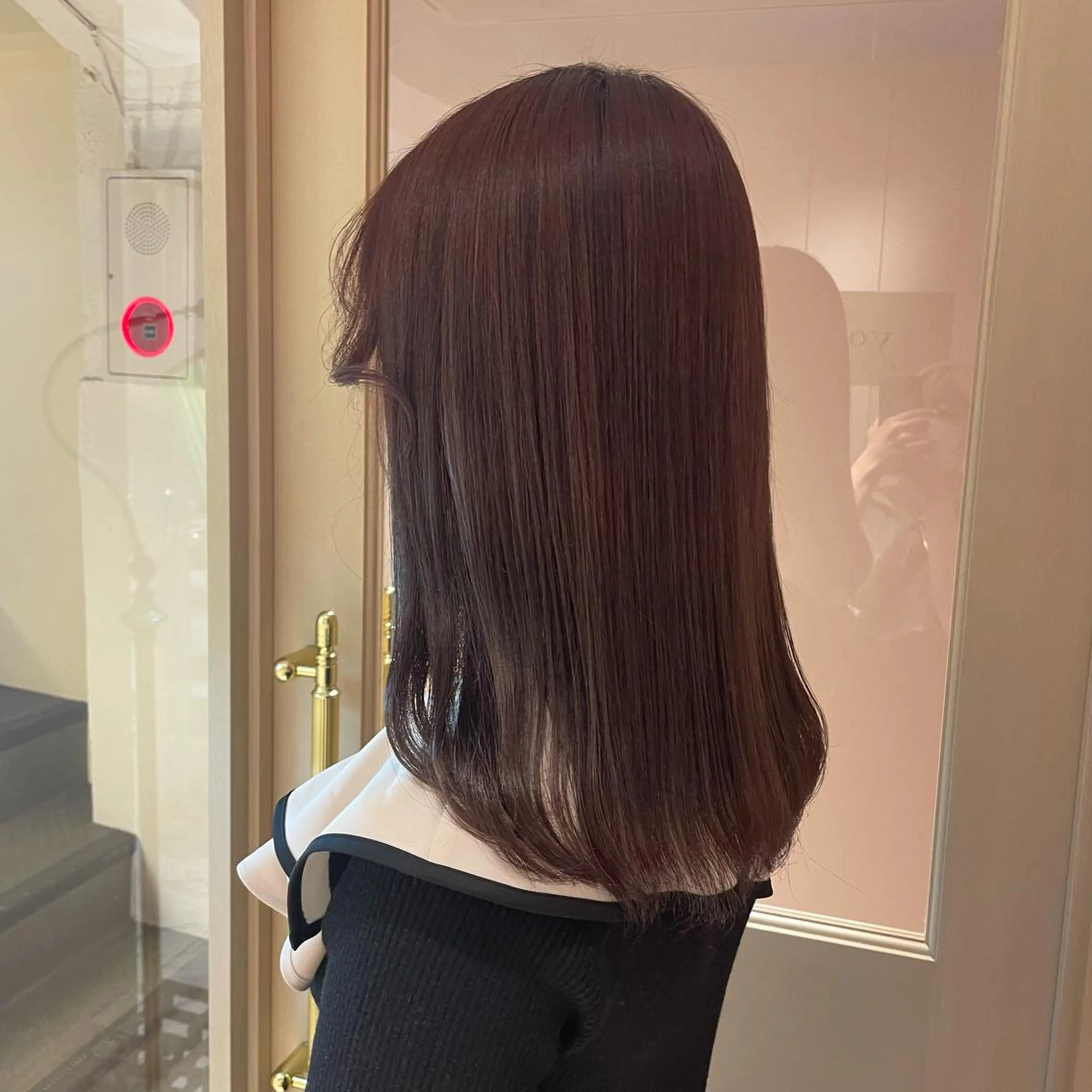 セミロング マホ/日吉/髪質改善 /レイヤー/ガーリーのヘアスタイル