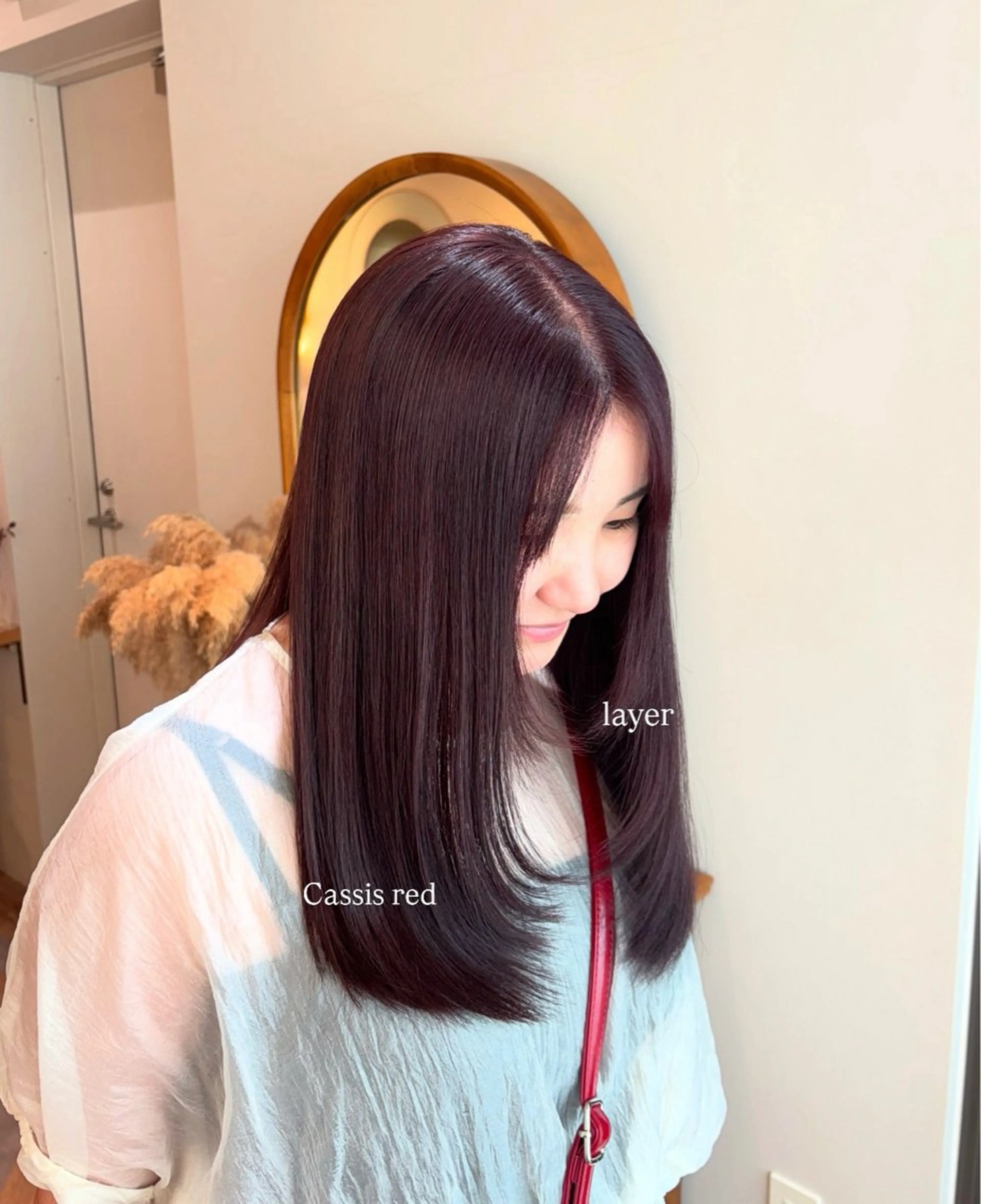 ロング レイヤーカット カット ヘアカラー Ruchika .のヘアスタイル