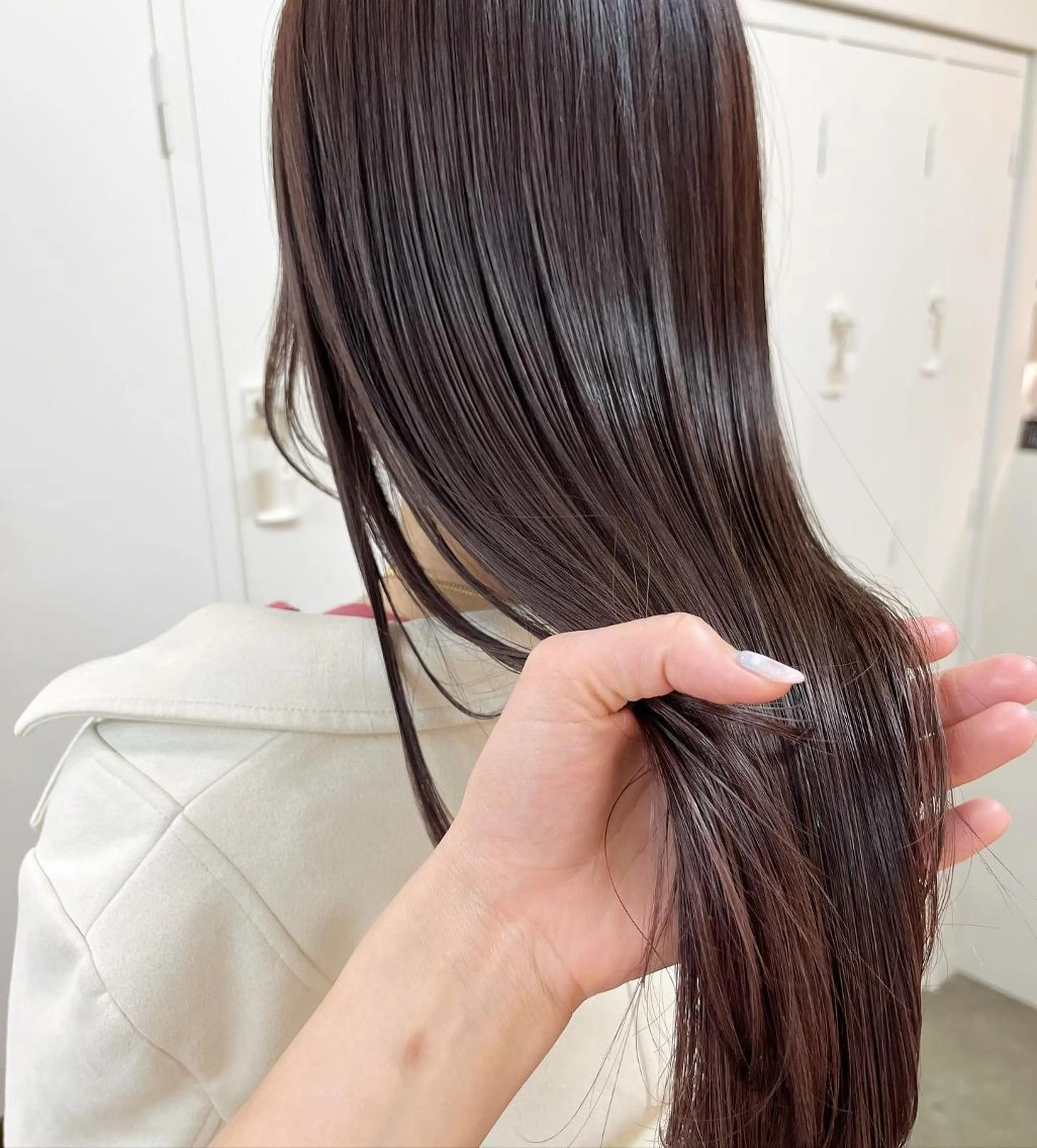 ミディアム カラー ヘアアレンジ ベージュカラー グラデーションカラー グレージュ ハイライトカラー ラベンダーカラー 韓国/髪質改善💘 櫻井かれんのヘアスタイル