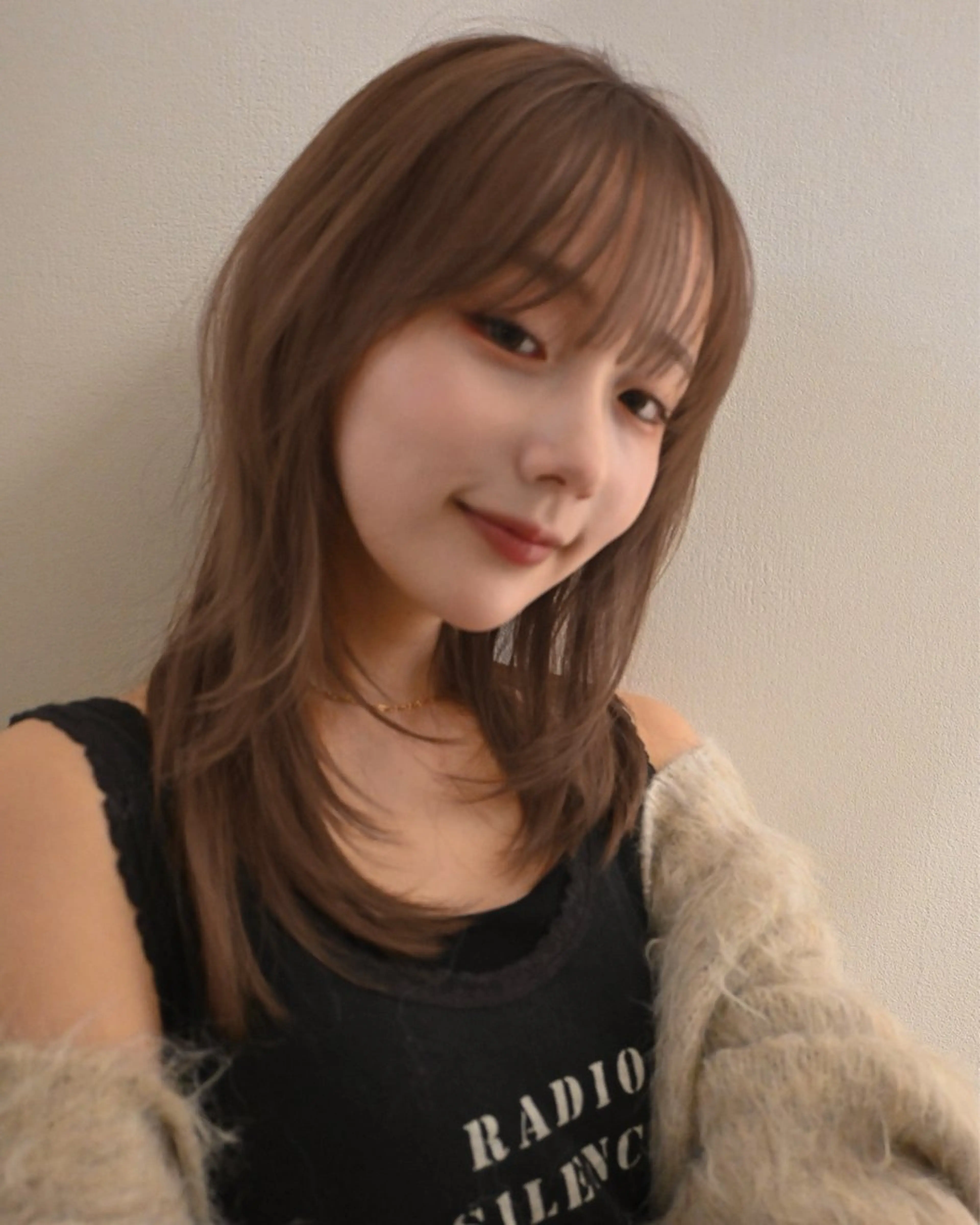 ミディアム カラー カット トリートメント aya / カットカラーのヘアスタイル