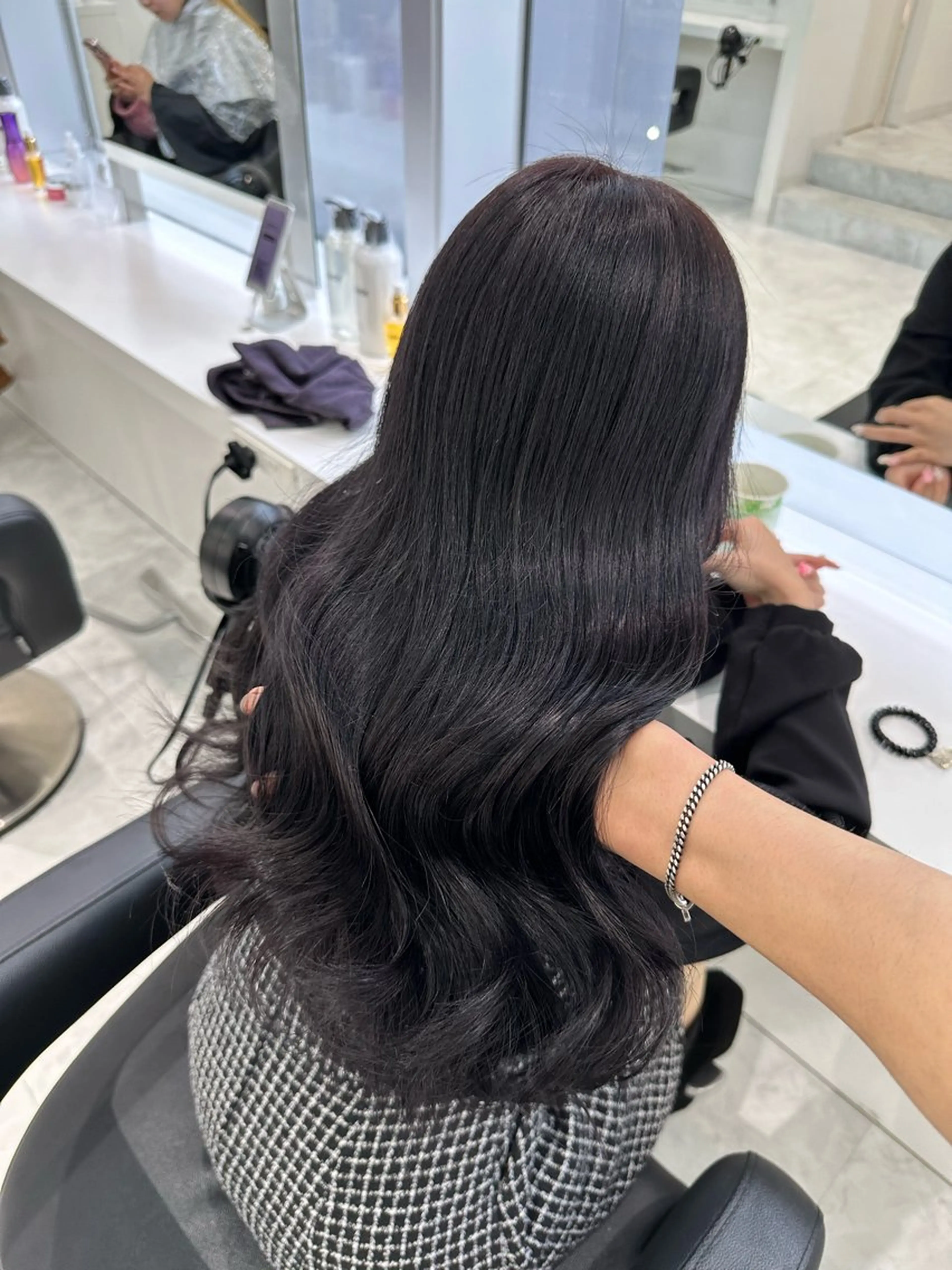 セミロング カラー ヘアカラー トリートメント ♡上品韓国髪♡ブラ ウン/SAYATOのヘアスタイル