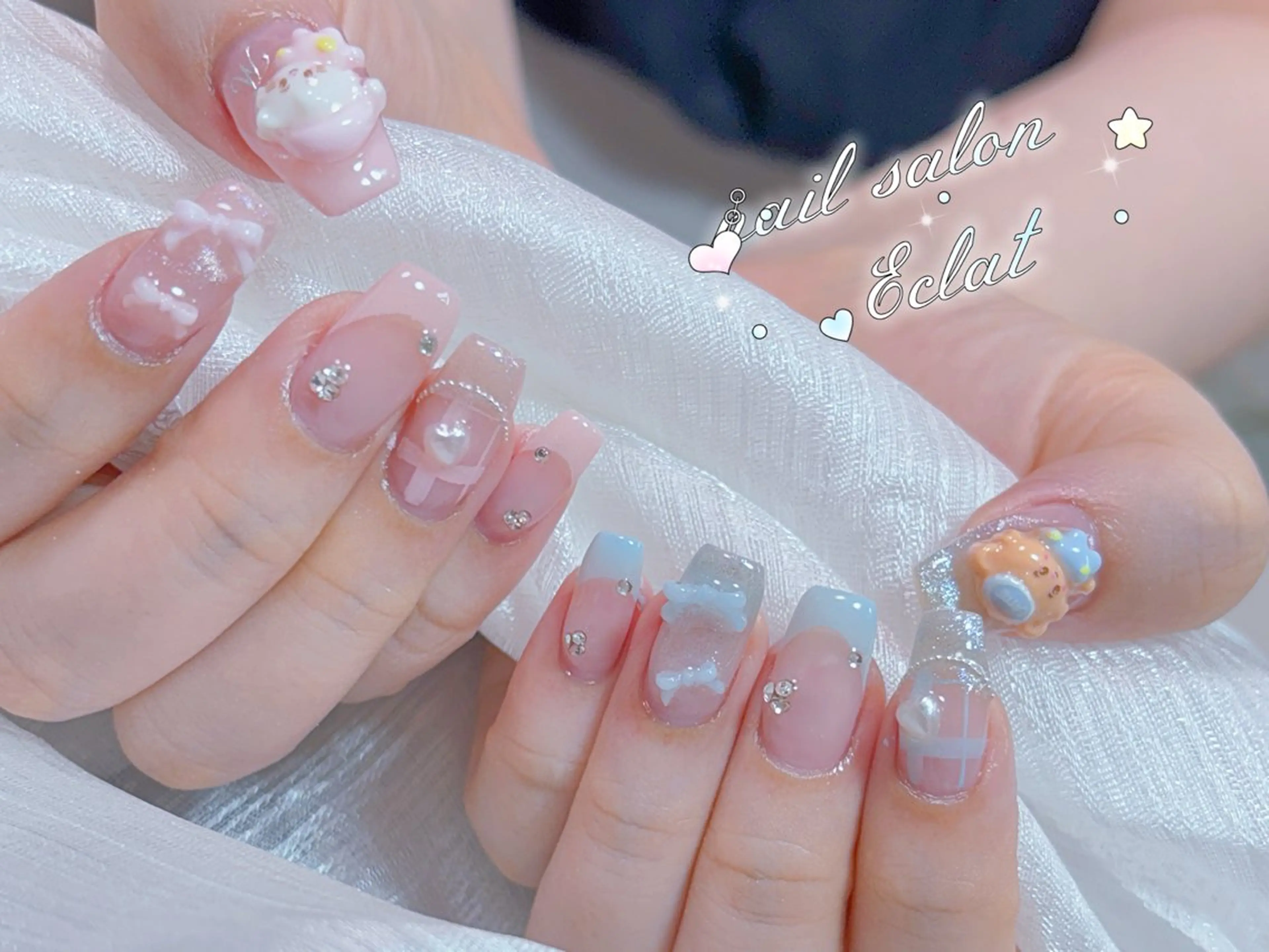 ネイル ハンドネイル ハンドケア ネイルサロンエクラ 🫧Shizukaのネイルデザイン