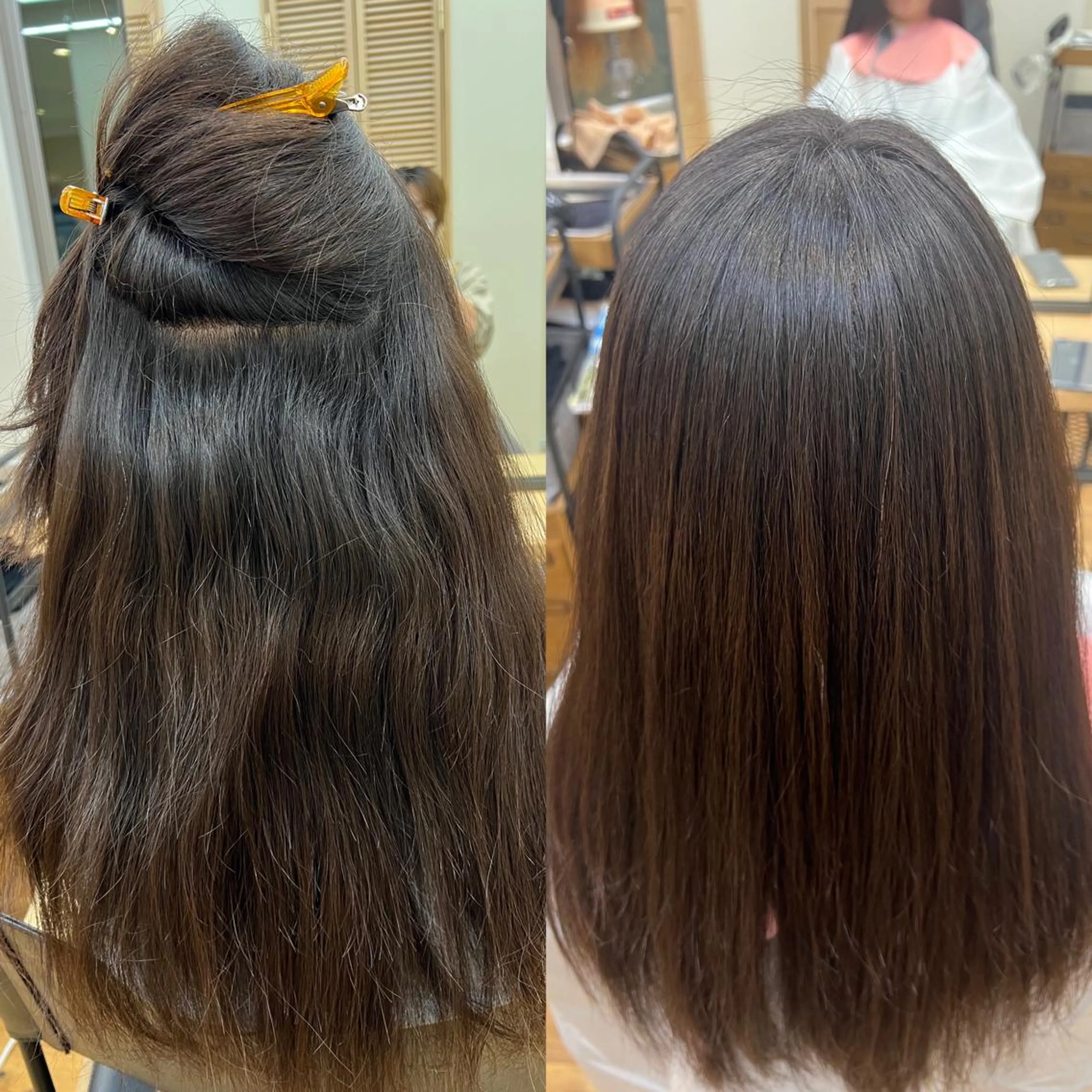 ミディアム 縮毛矯正 🐋湊 ゆうき /レイヤーカット🫧のヘアスタイル