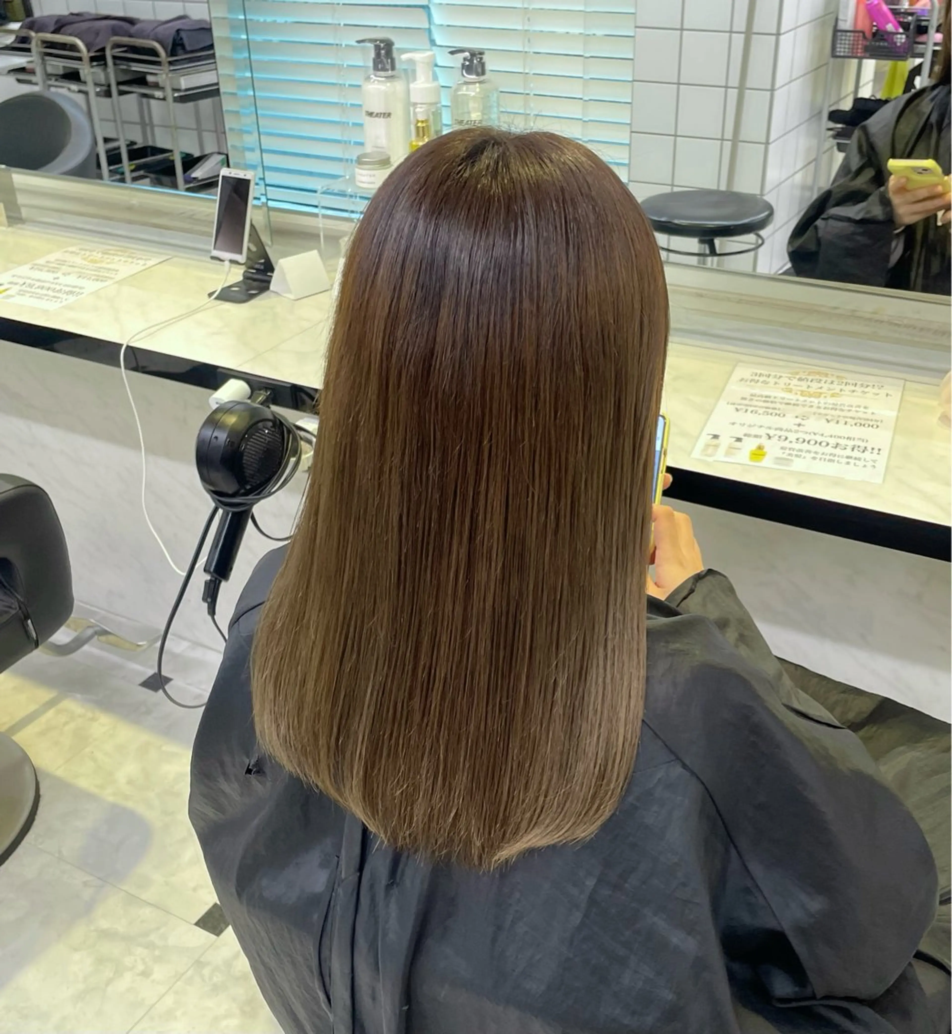 ミディアム ヘアカラー うる艶トレンドヘア 🕊️上野BABYのヘアスタイル