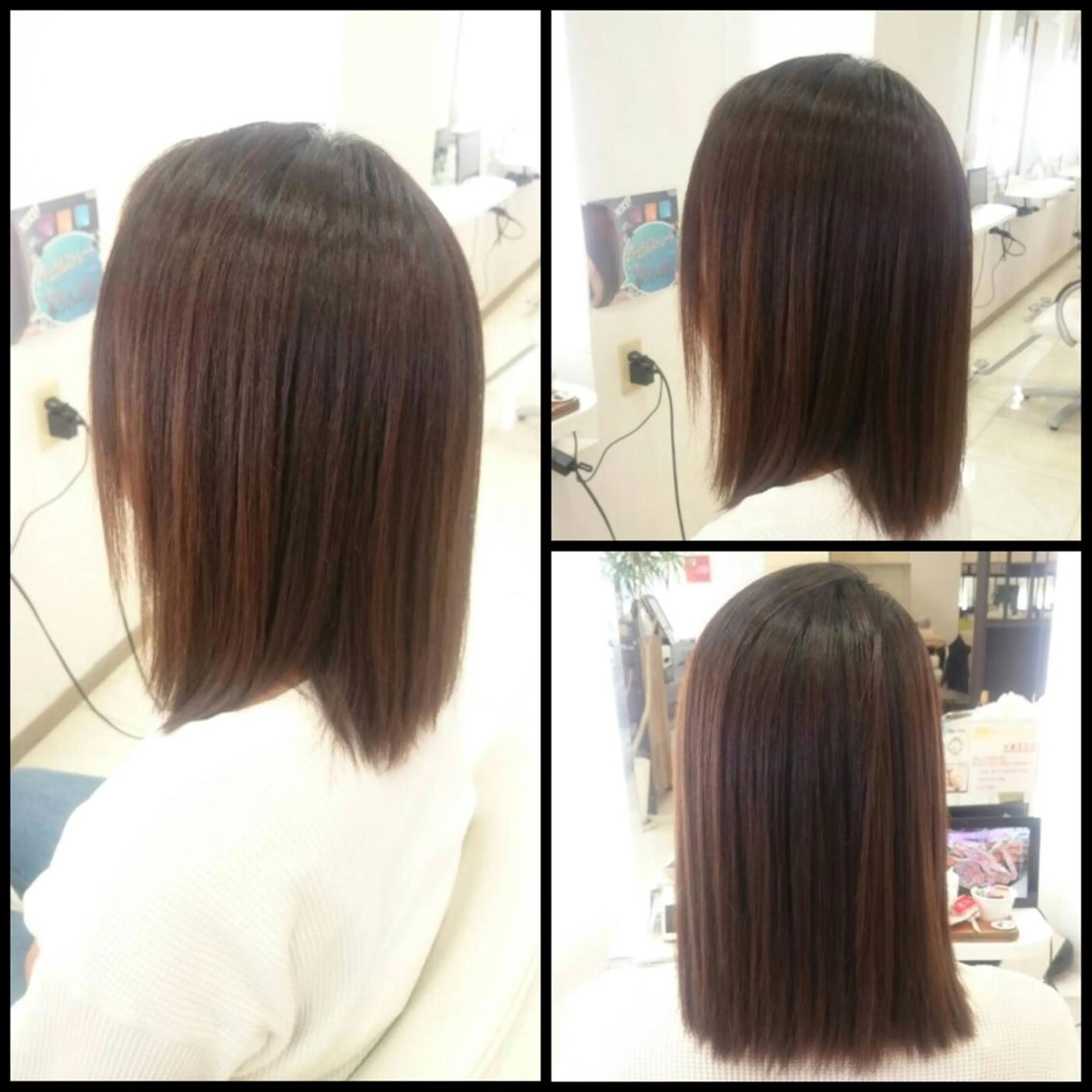 セミロング パーマ 縮毛矯正 カット 縮毛矯正 トリートメント Hair VERDEのヘアスタイル