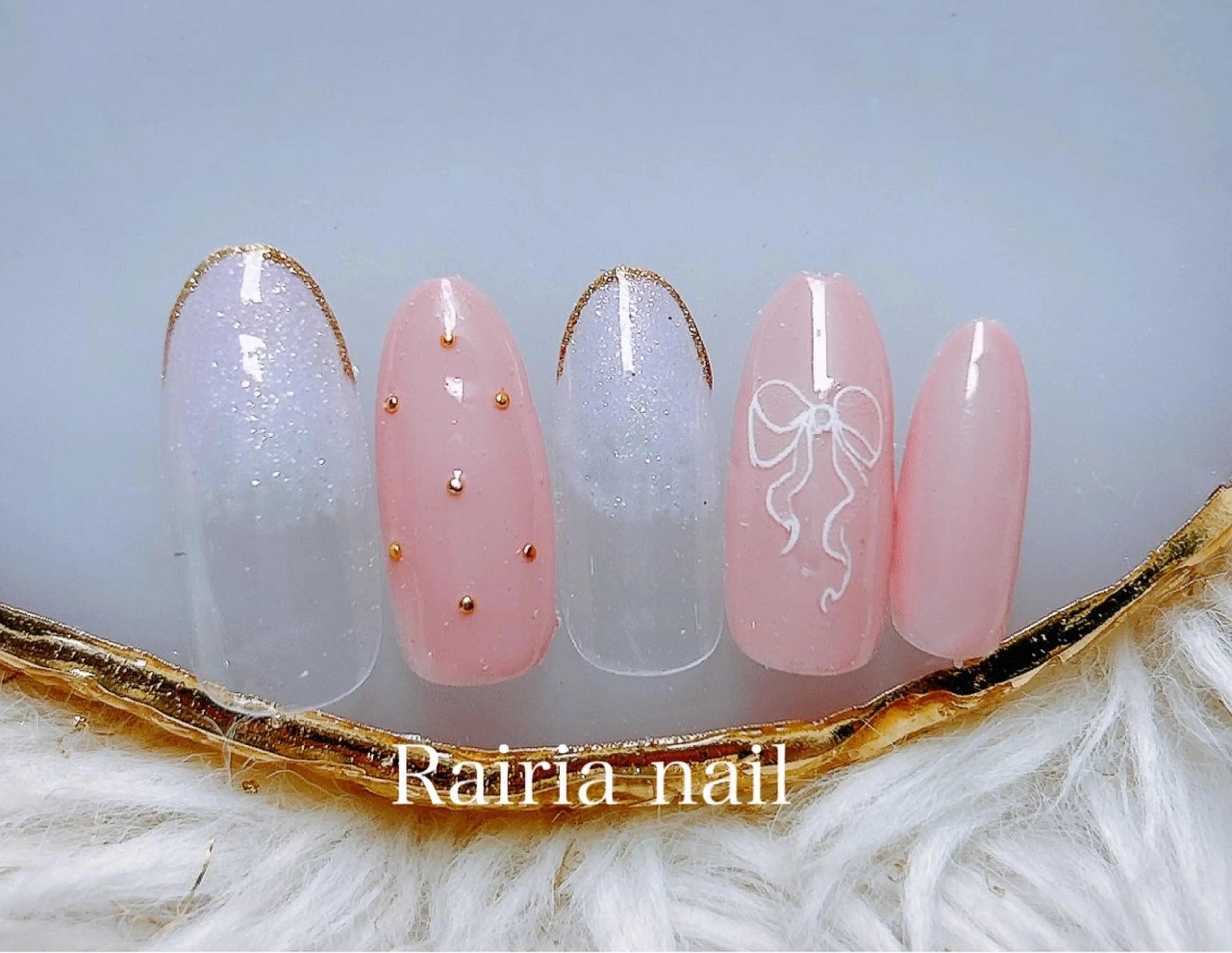 ネイル グリーン 持ち込み Rairia nail本八幡店のネイルデザイン