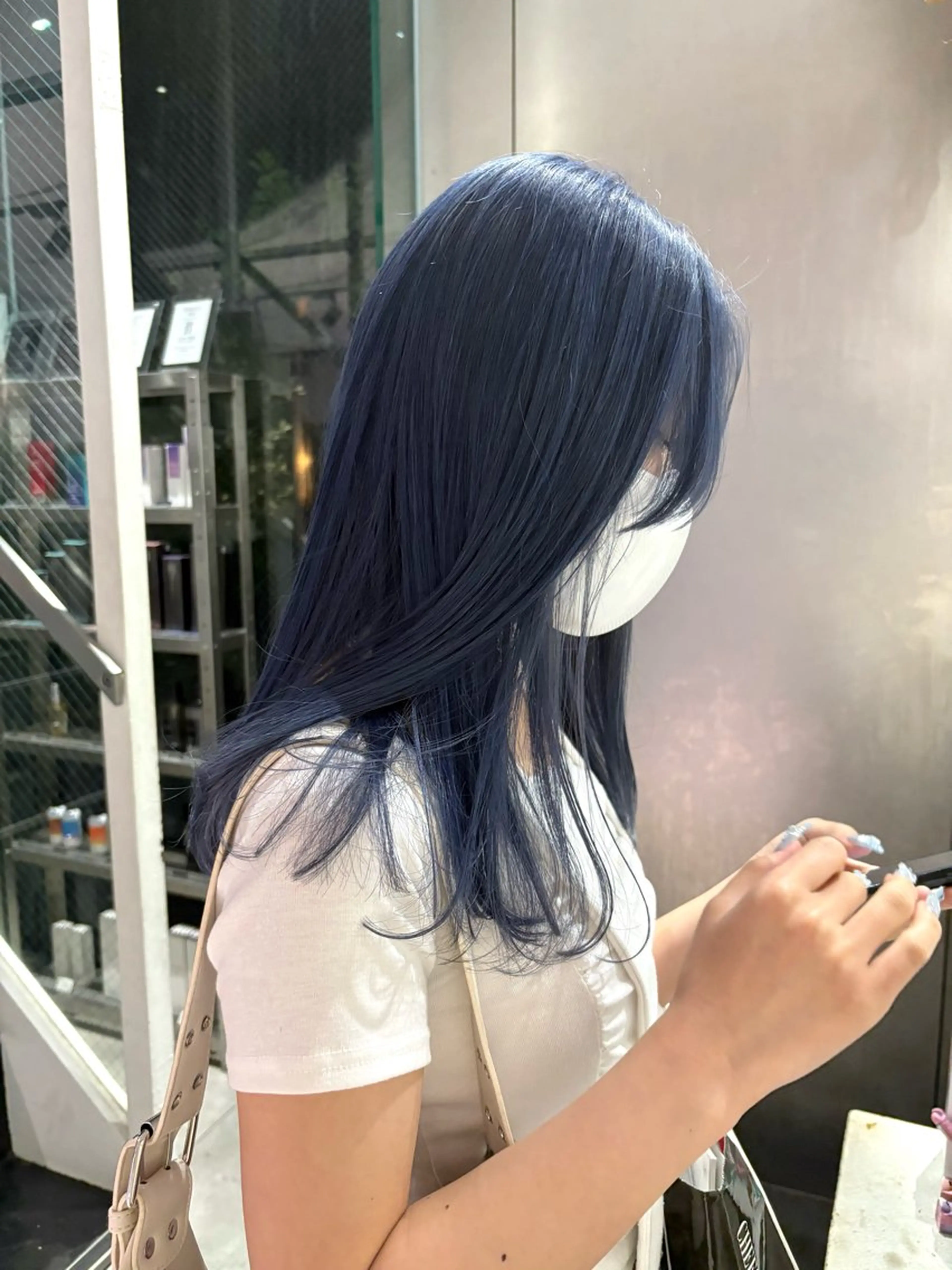 セミロング カラー ヘアカラー 【CHERIE】 大名サロン💫りんのヘアスタイル