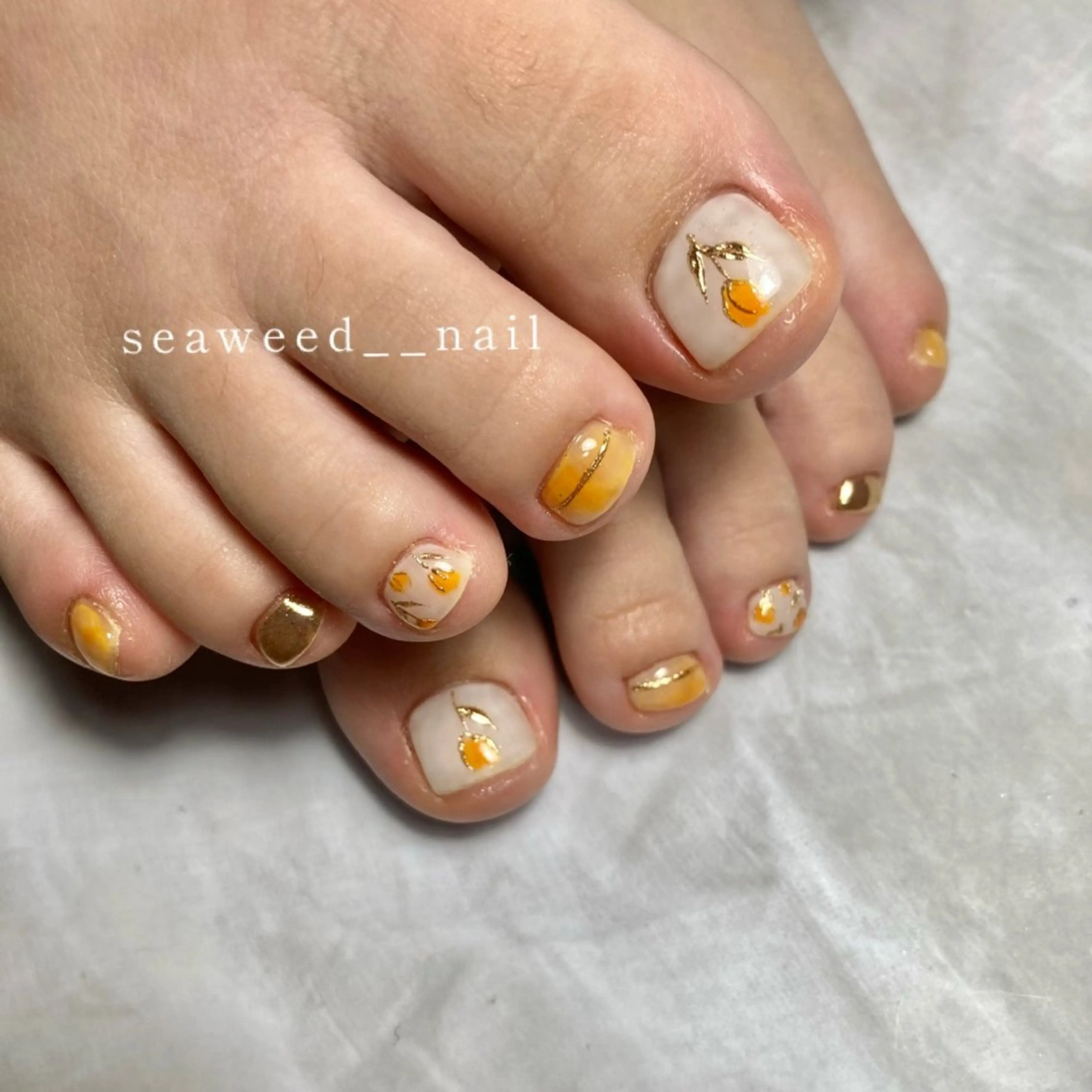 ネイル フットネイル seaweed nailのネイルデザイン