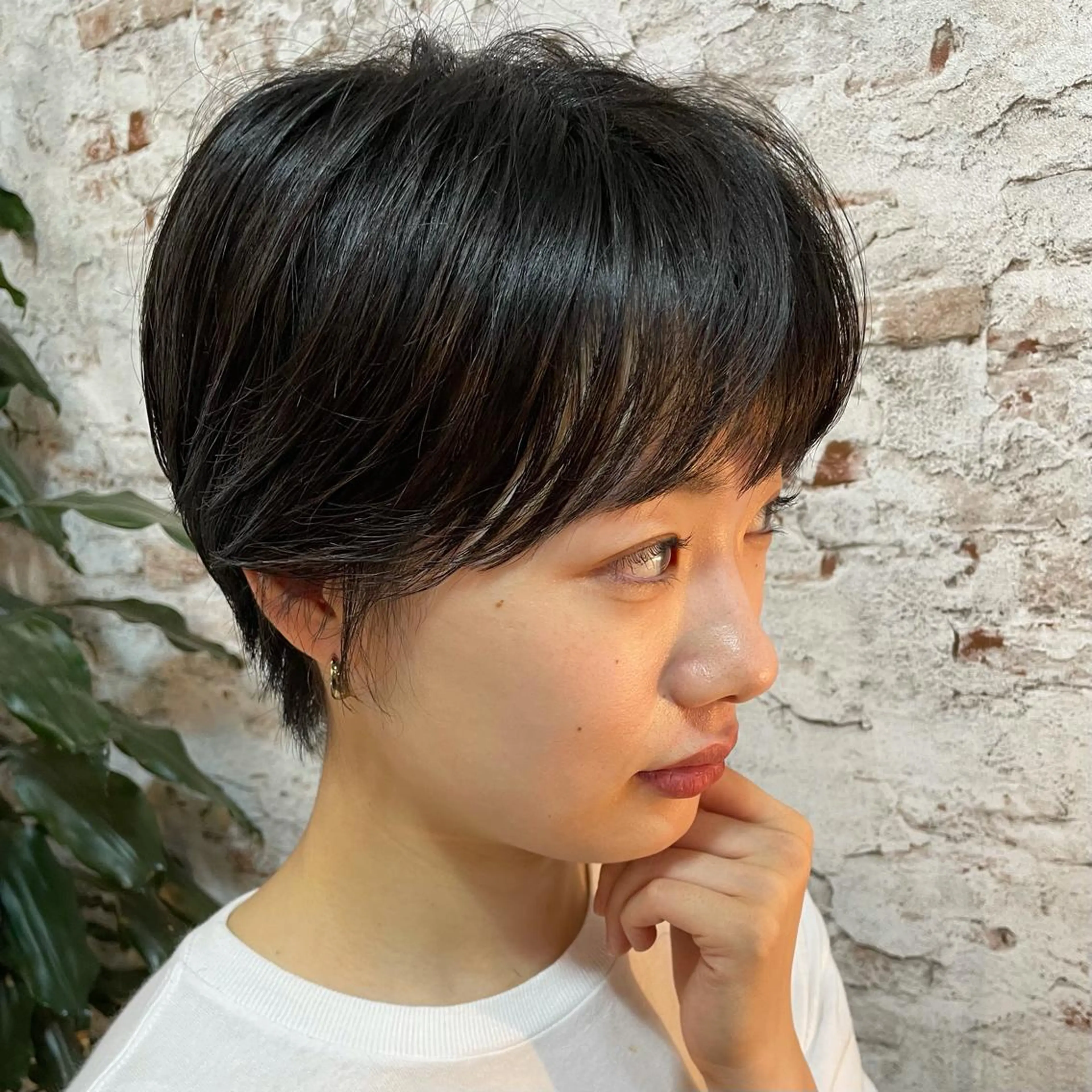 ショート パーソナルカラー 藤本夢のヘアスタイル