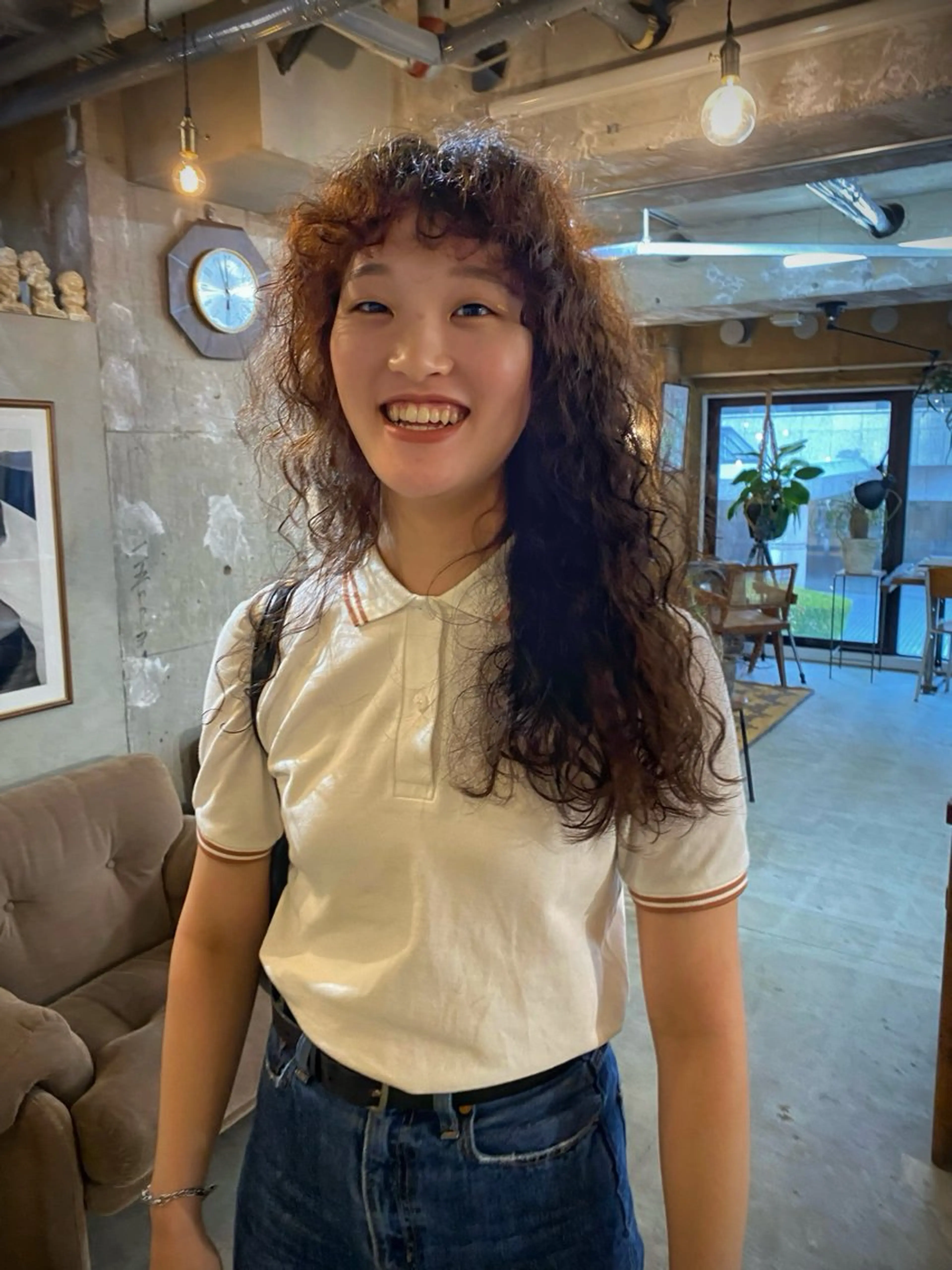セミロング パーマ カット パーマ KEI gattacaのヘアスタイル
