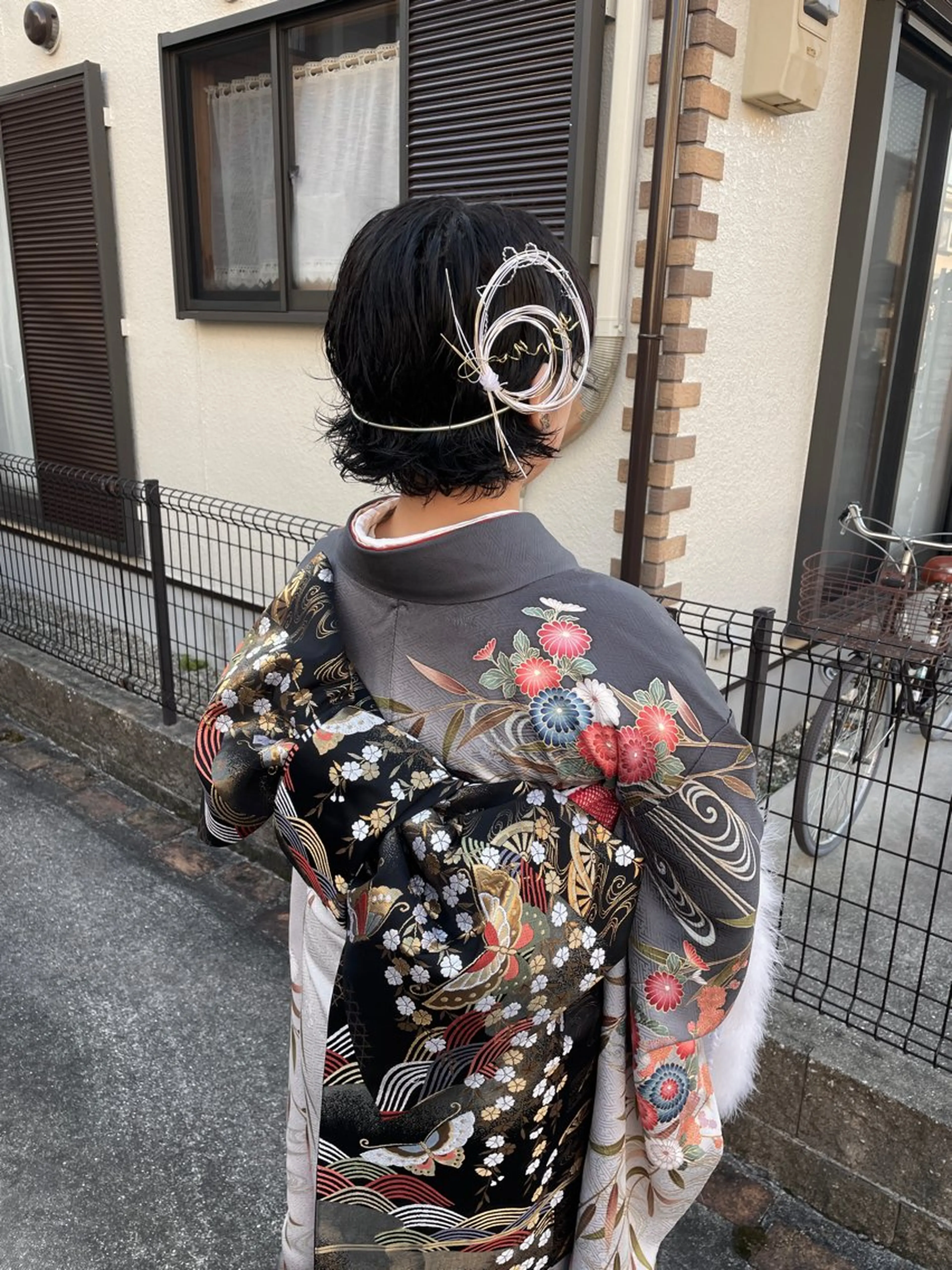 ショート ヘアアレンジ 着物ヘア 着付け 来美 / クルミのヘアスタイル