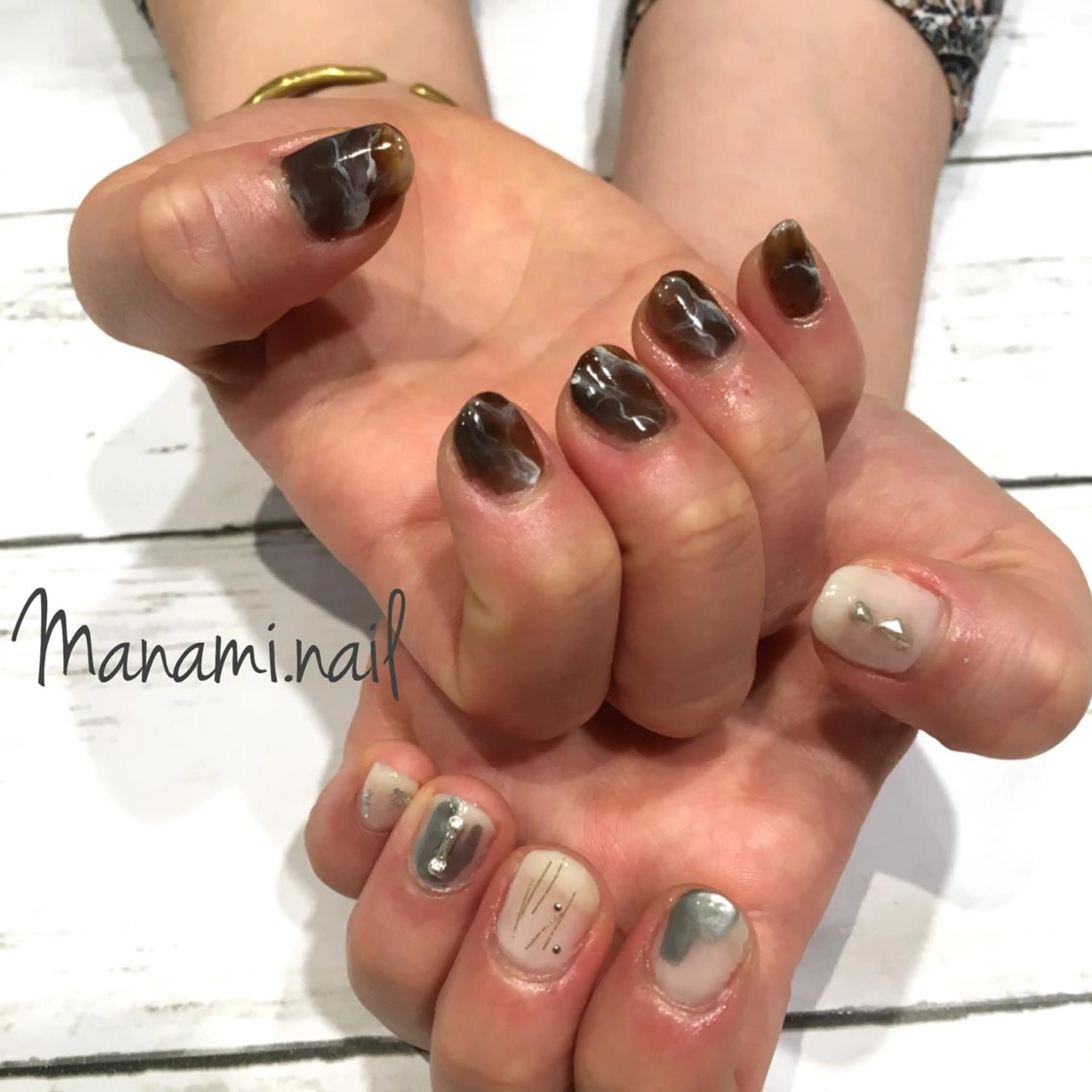 ネイル Loom所属・hrd manamiのネイルデザイン