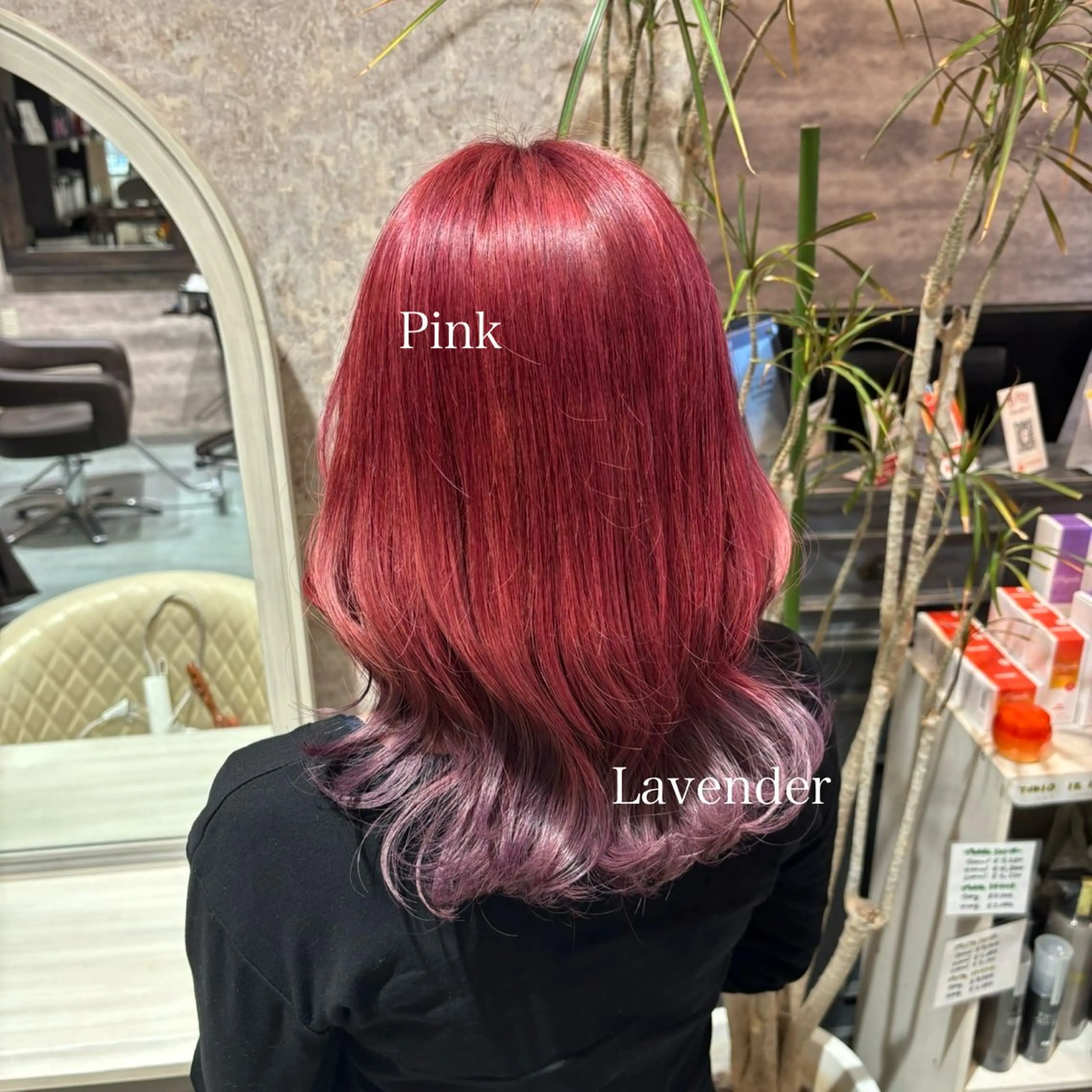 セミロング カラー ベージュカラー ブリーチ ブルーカラー ダブルカラー グラデーションカラー 💈Blanco💈 カラー&ケア🌈のヘアスタイル