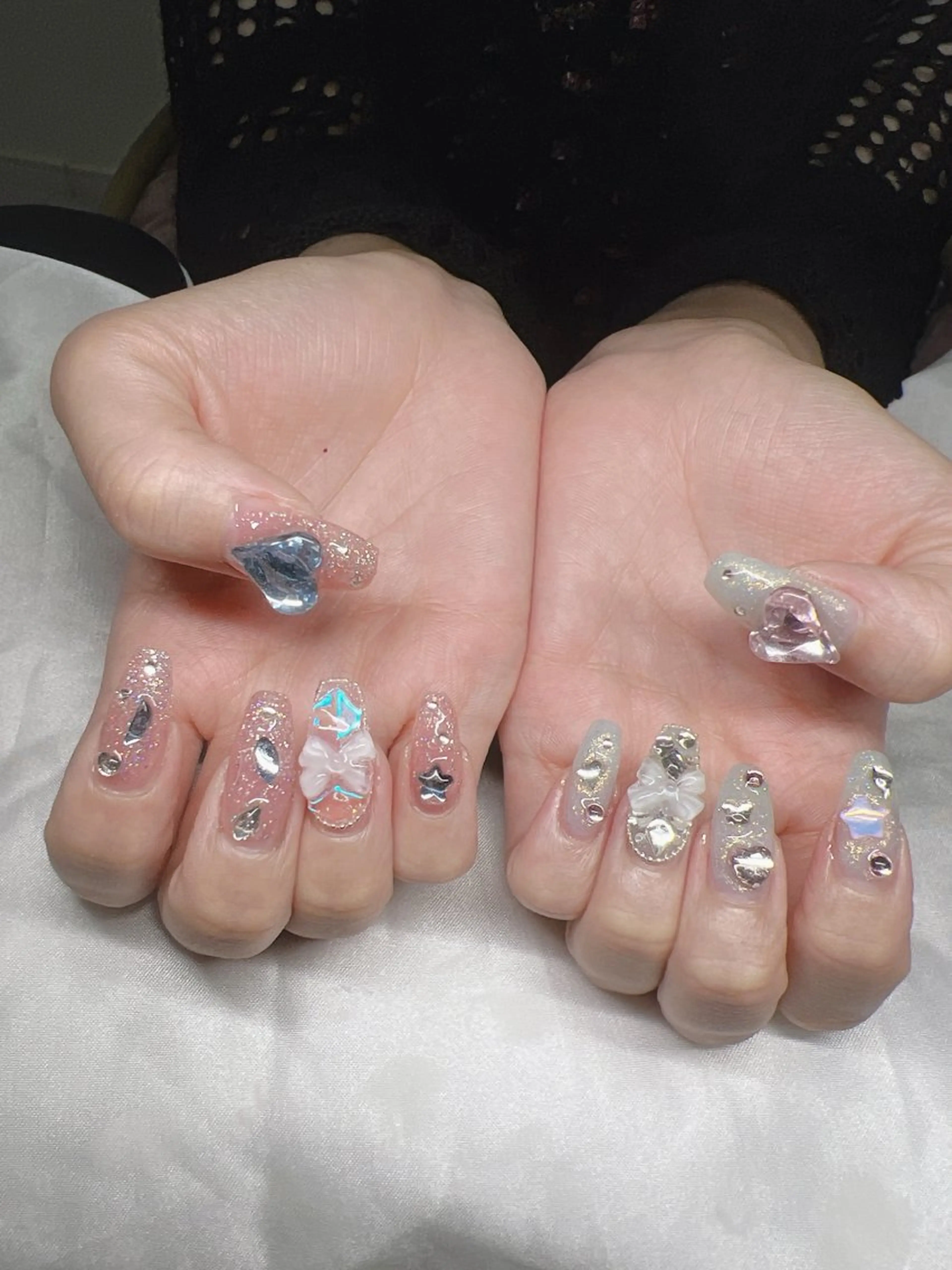 ネイル ハンドネイル Lee Nails チップ長さだし専門店のネイルデザイン