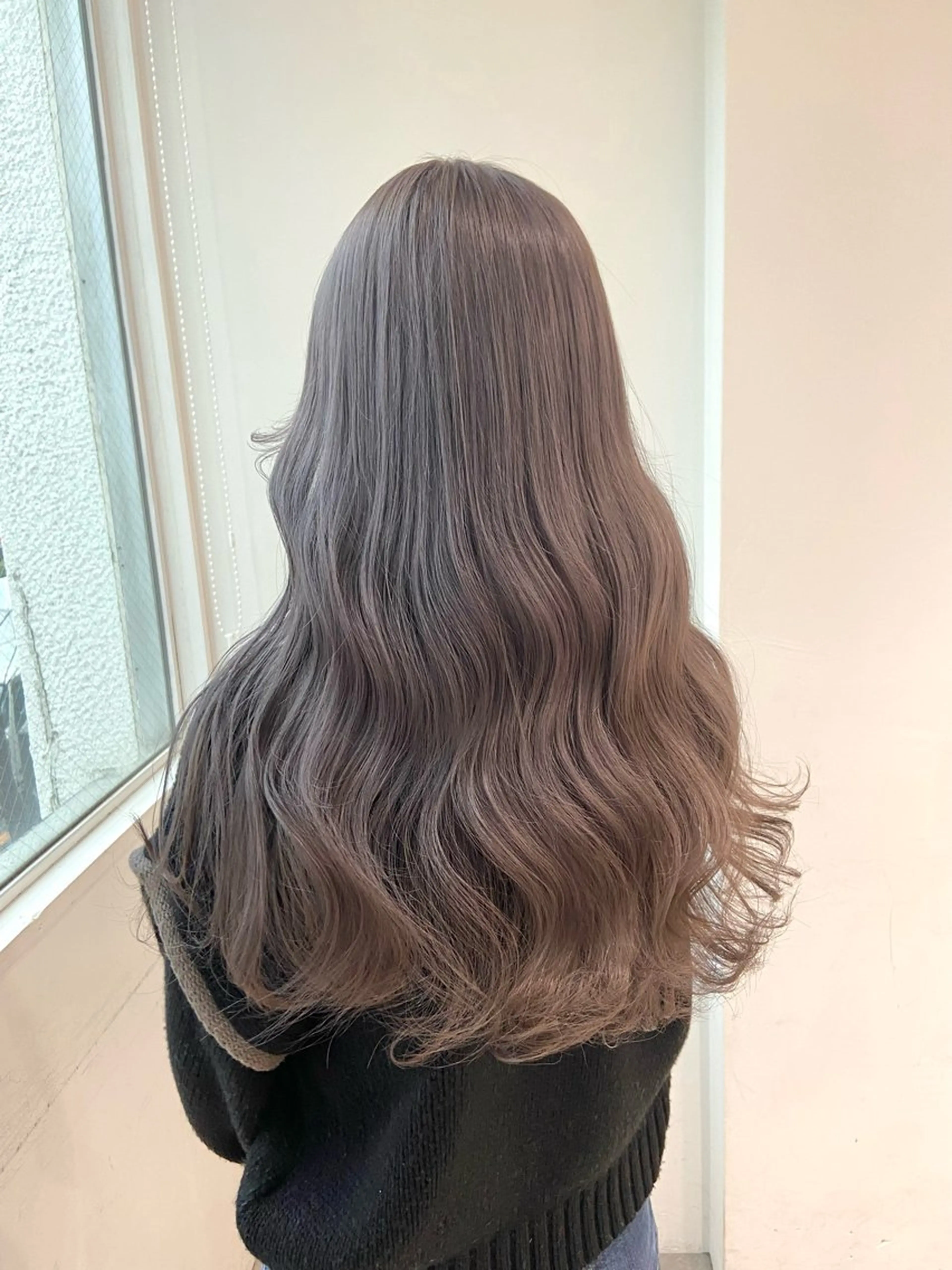 ロング カラー ヘアアレンジ ヘアカラー トリートメント トレンドモテカラー 🩷色落ちまで可愛くのヘアスタイル