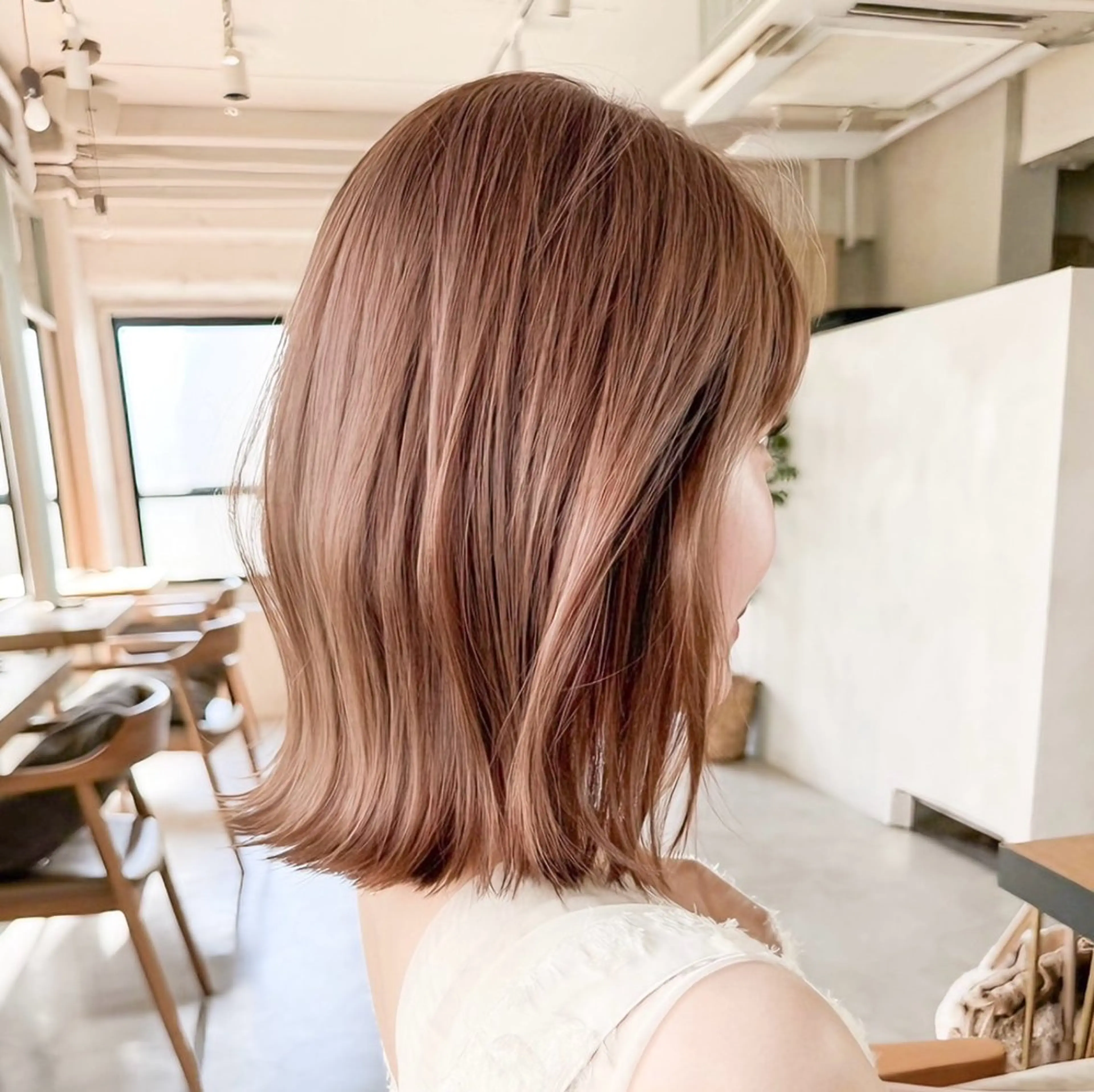 ミディアム レイヤー/ボブ /カット泉谷七登のヘアスタイル