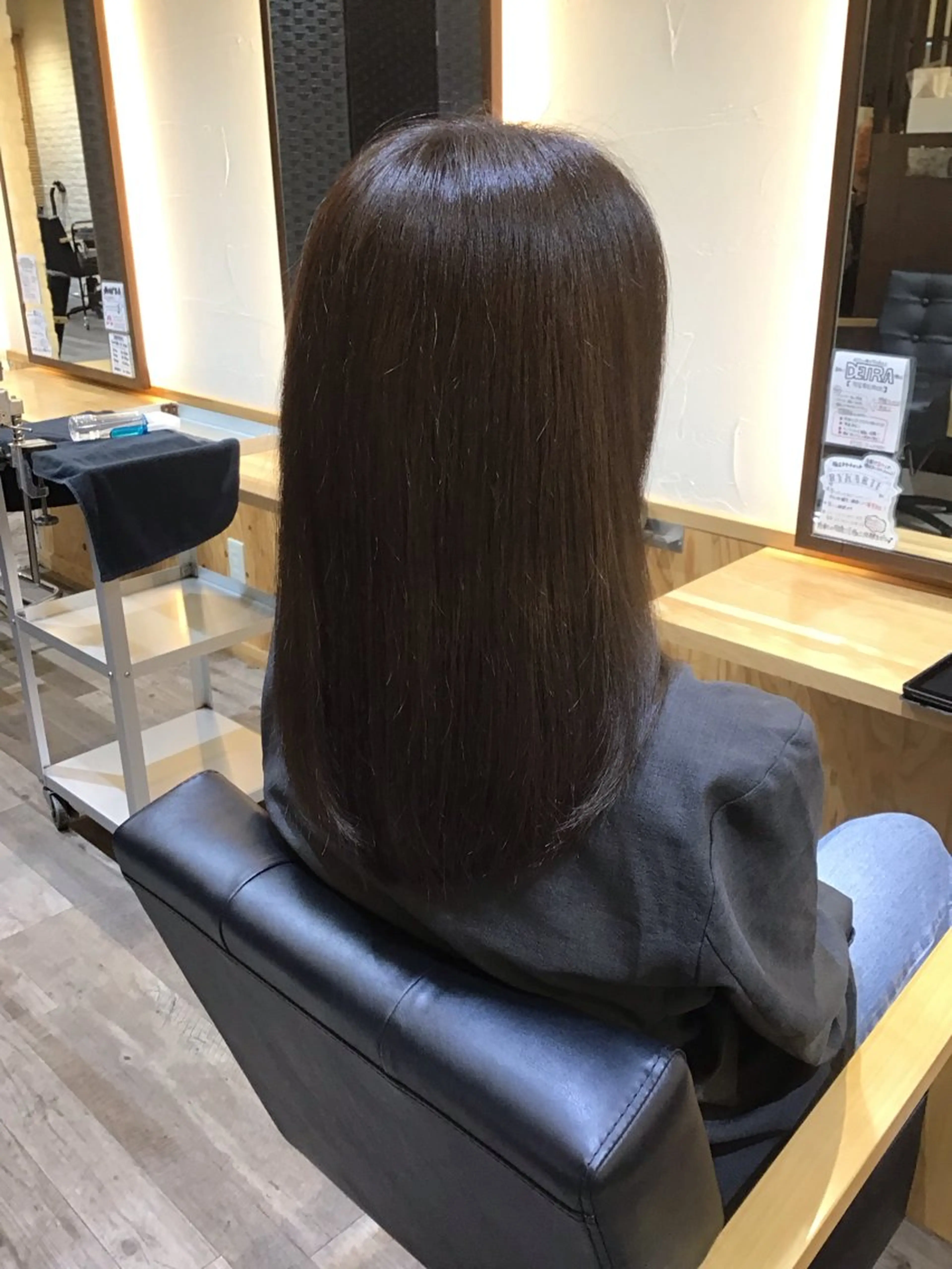 カットモデル　ロングの写真