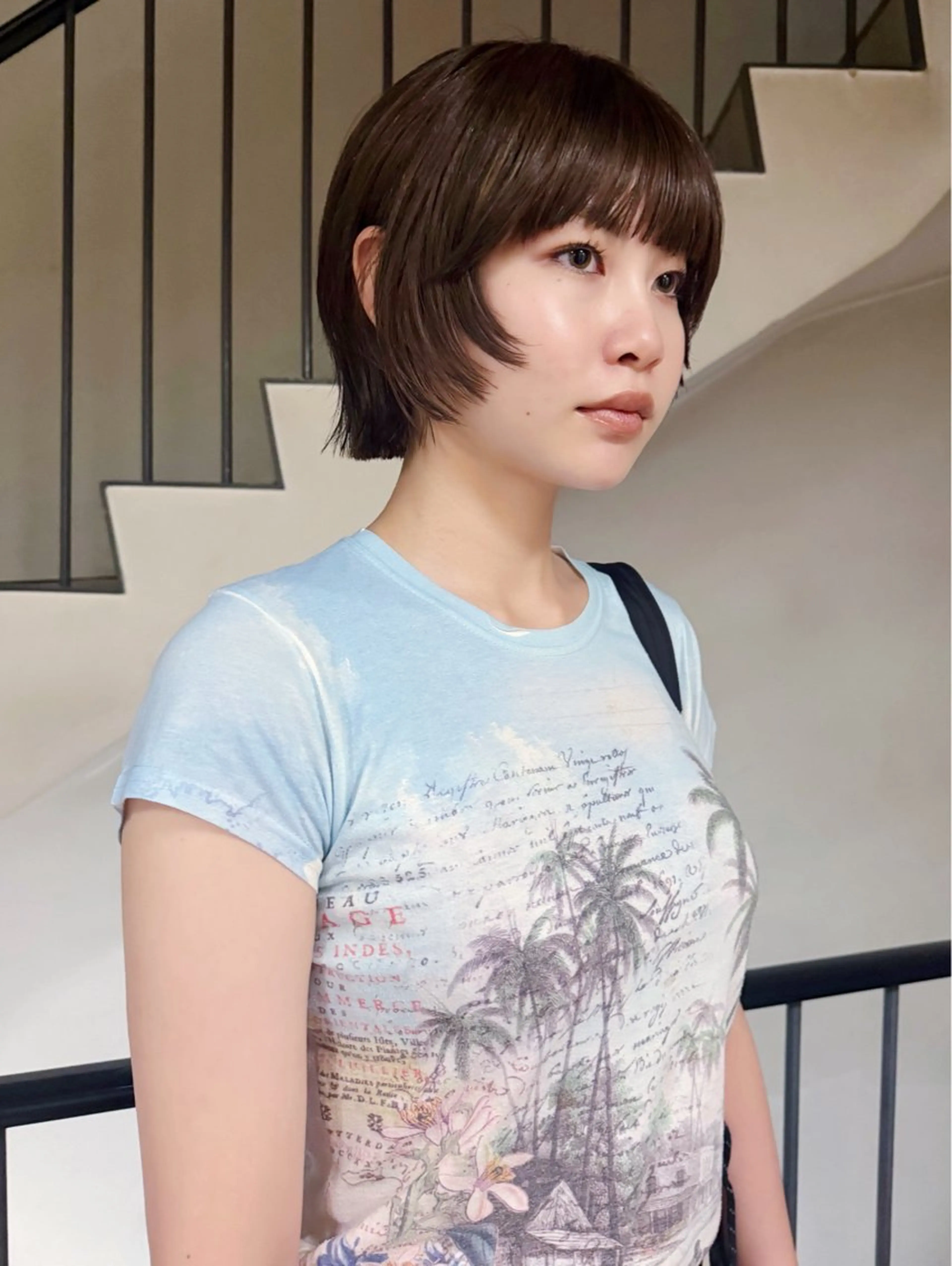 ショート カラー カット ヘアカラー Vibe所属・hanami パーマ/透明感カラーのヘアスタイル