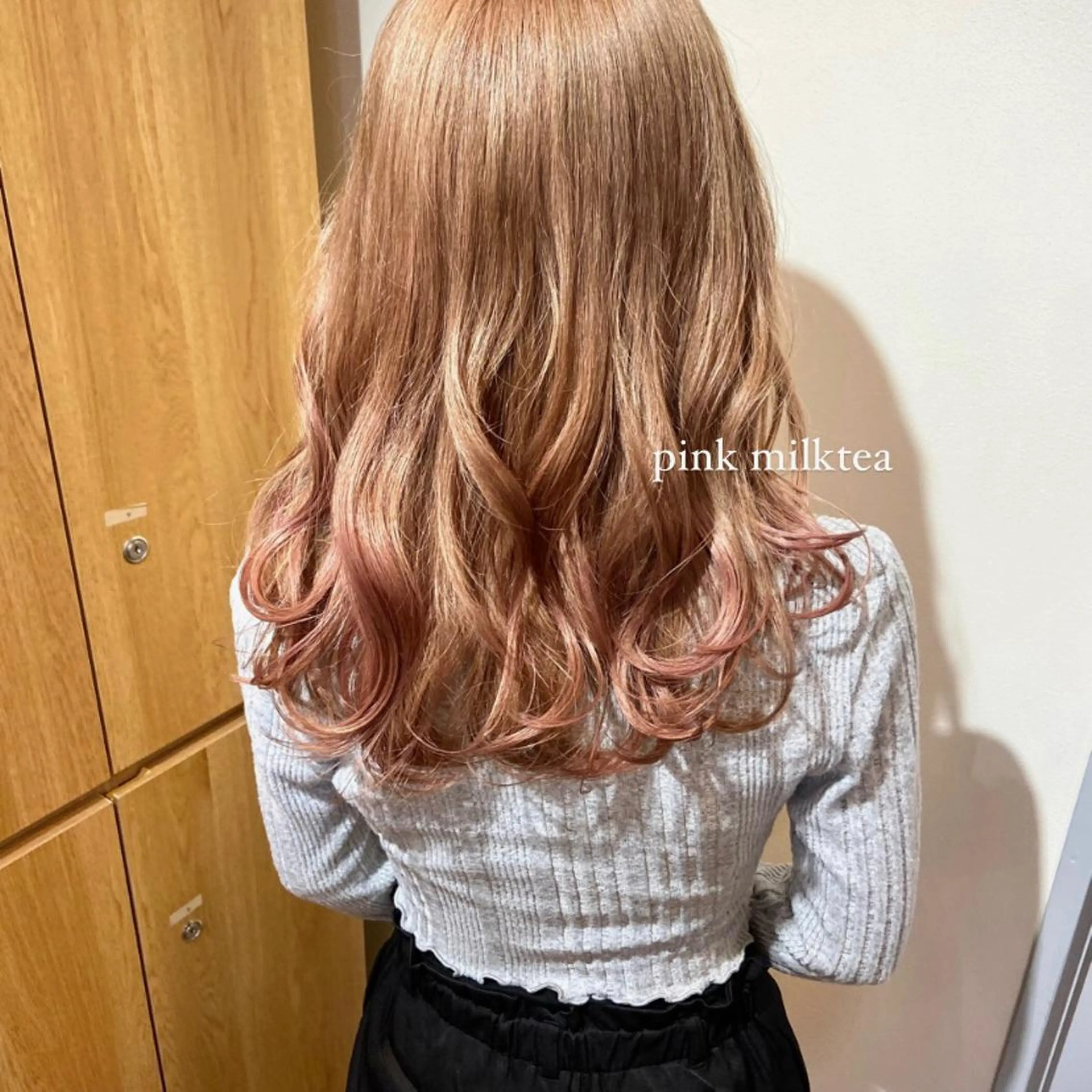 ミディアム カラー ベージュカラー ブリーチ ケアブリーチ 透明感カラー ダブルカラー mai 🥀 パーマモデル募集🌀のヘアスタイル
