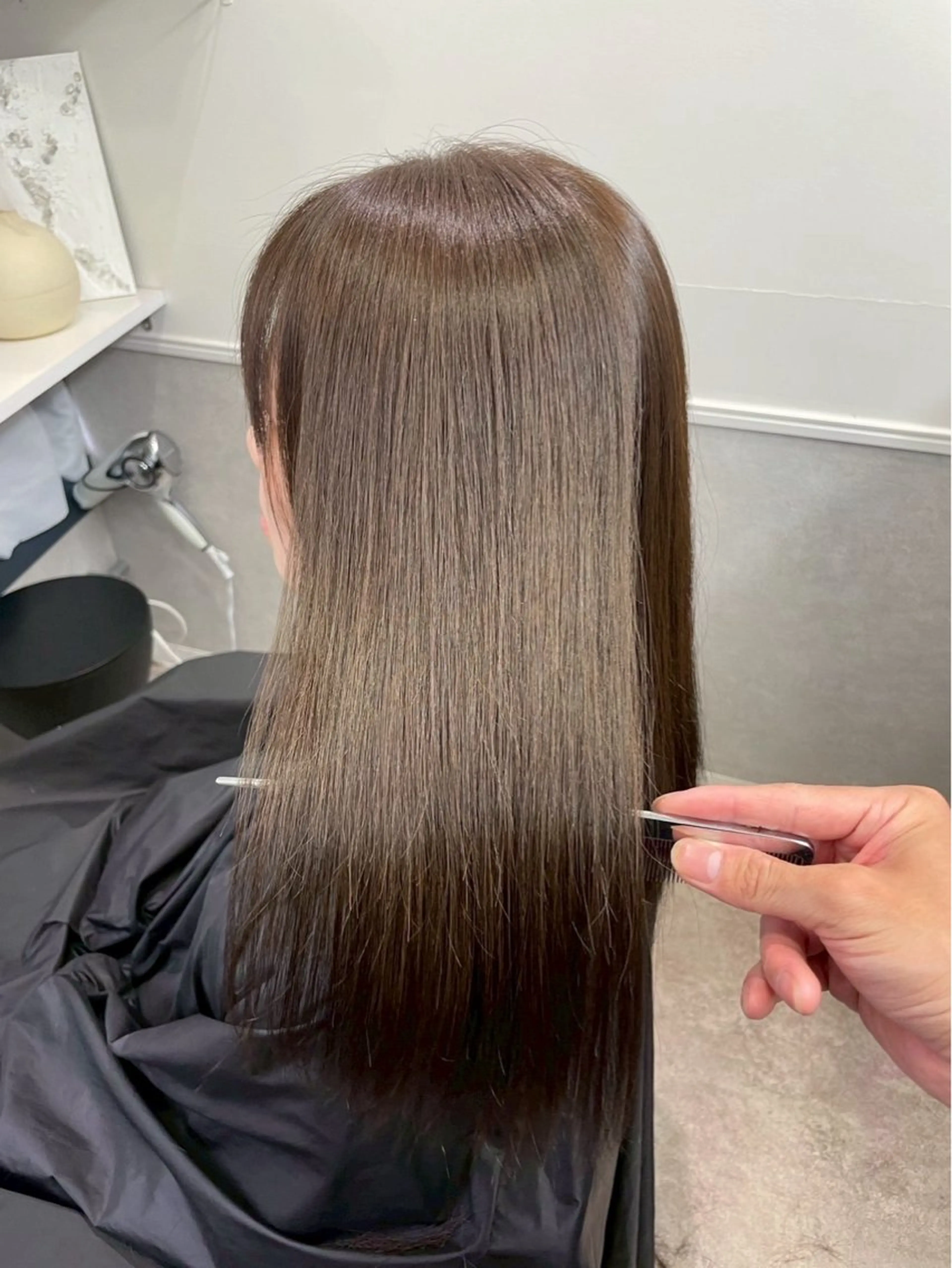 ロング ヘアカラー トリートメント ヘッドスパ soigne 表参道【ソワネ】所属・艶髪🩰透明感カラー 🫧あやみのヘアスタイル