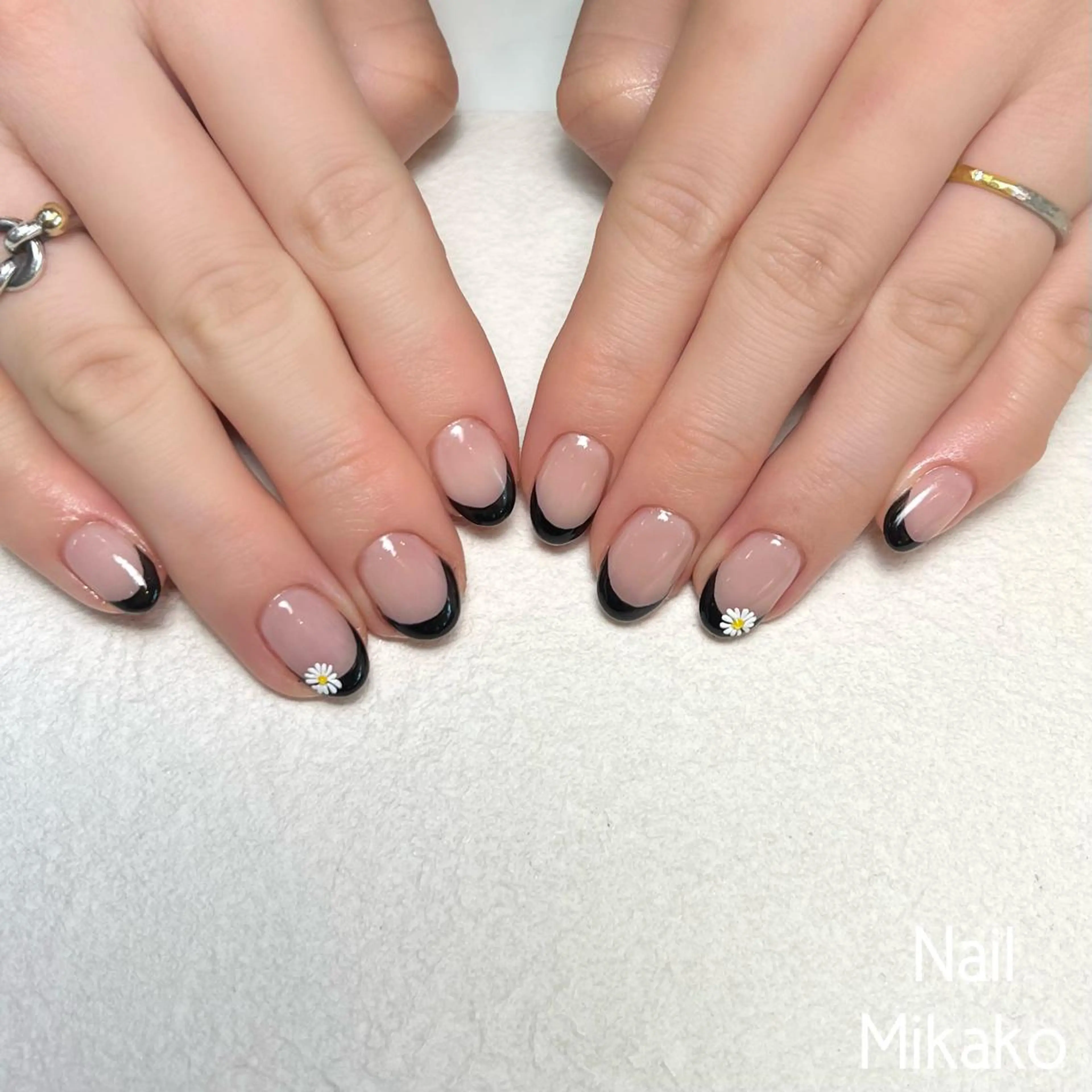ネイル フレンチネイル ガーリー 韓国ネイル Nail_Mikako所属・Nail Mikakoのネイルデザイン