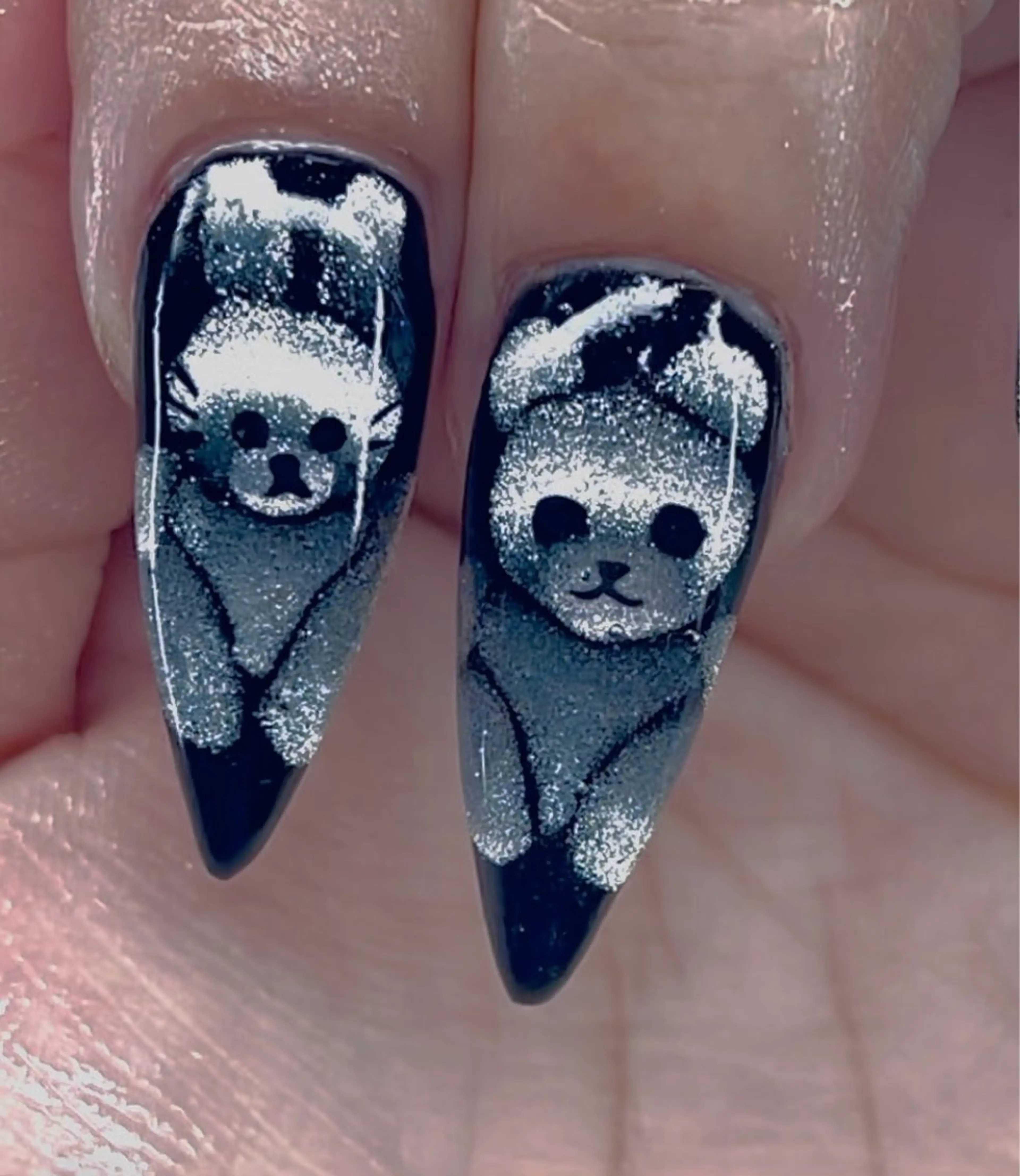 ネイル マグネットネイル スカルプネイル Lillie nail salonのネイルデザイン