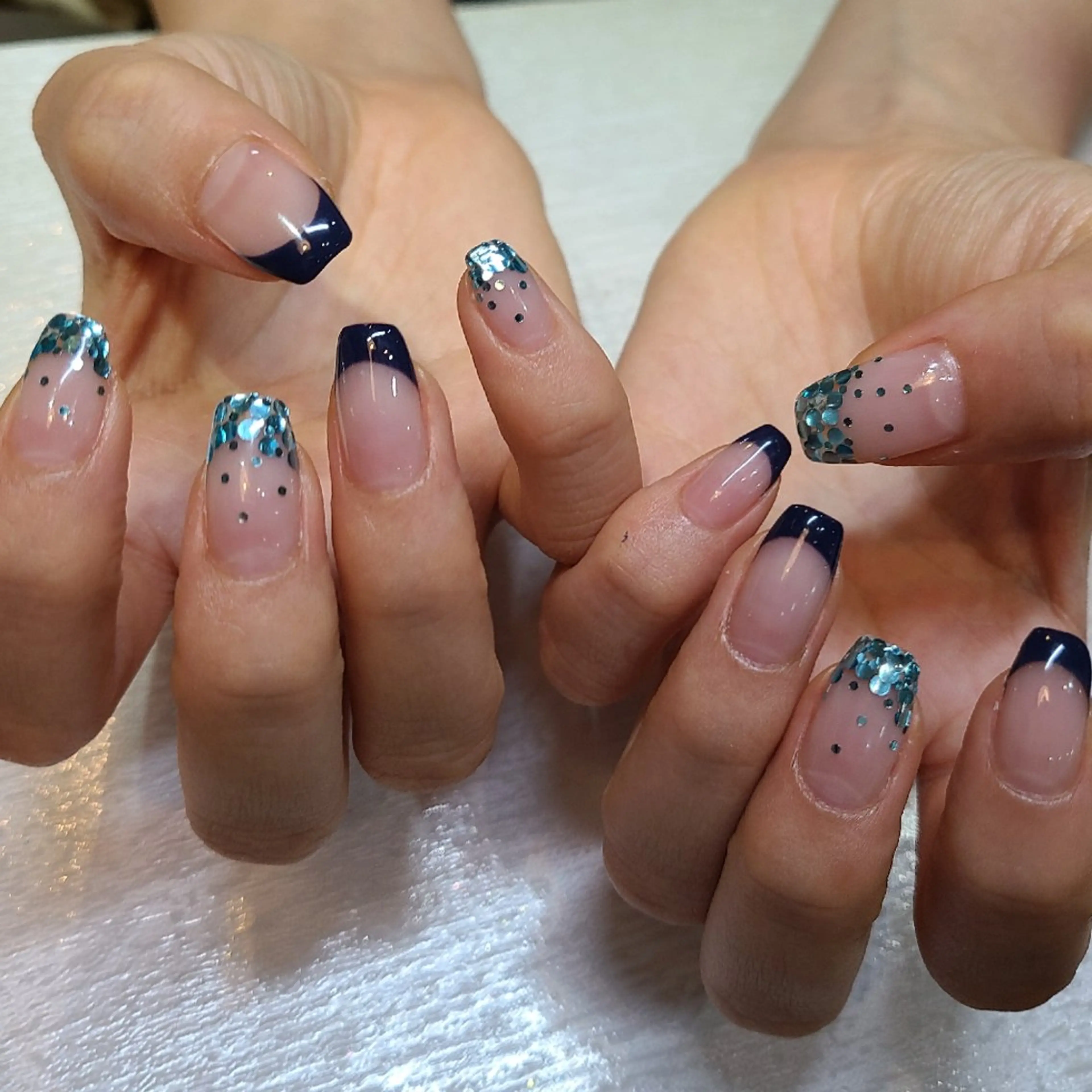 ネイル フレンチネイル 川澄もえ/ relownail のネイルデザイン