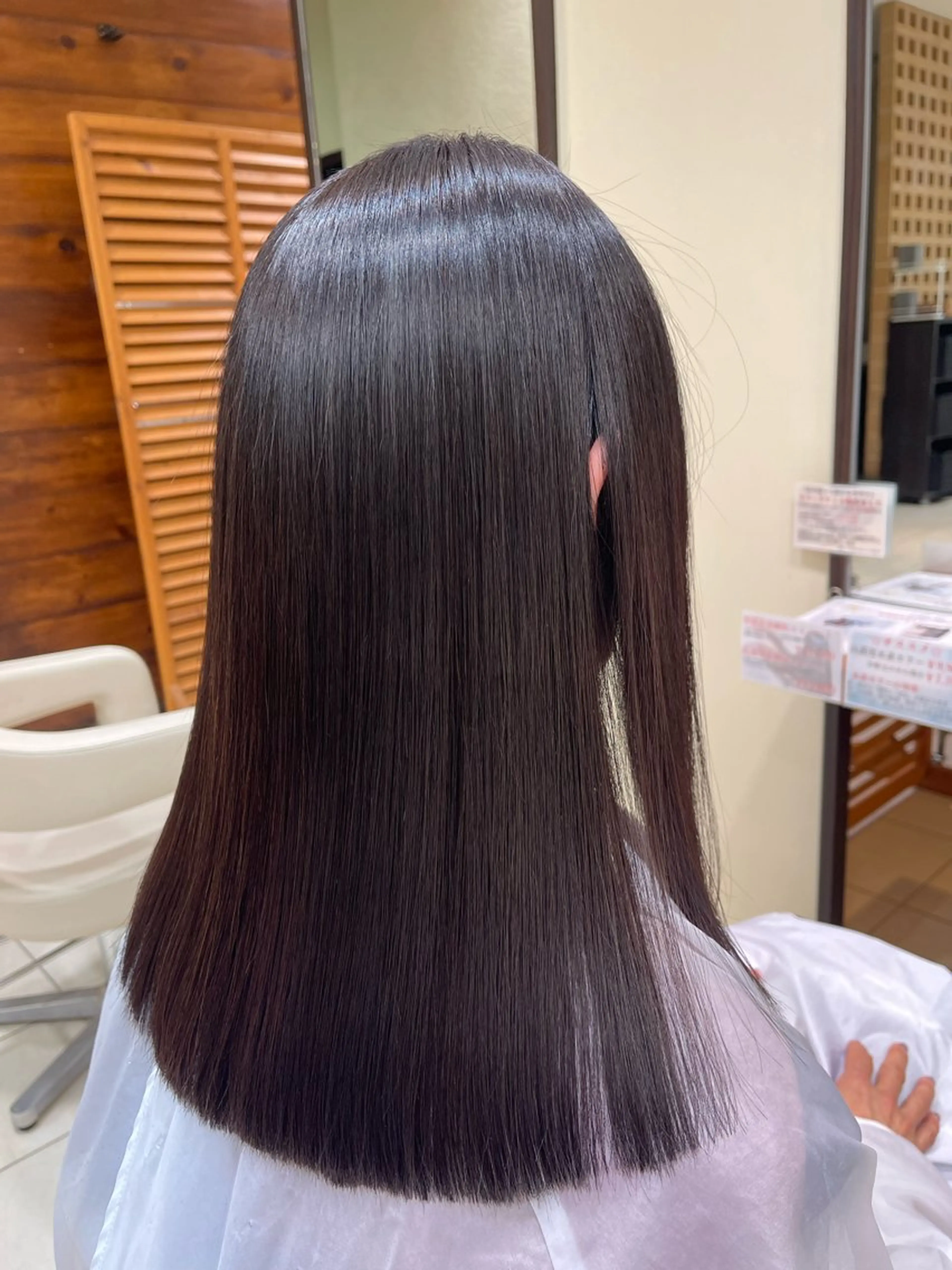 ロング カット 縮毛矯正 トリートメント カネヒラ リョウスケのヘアスタイル