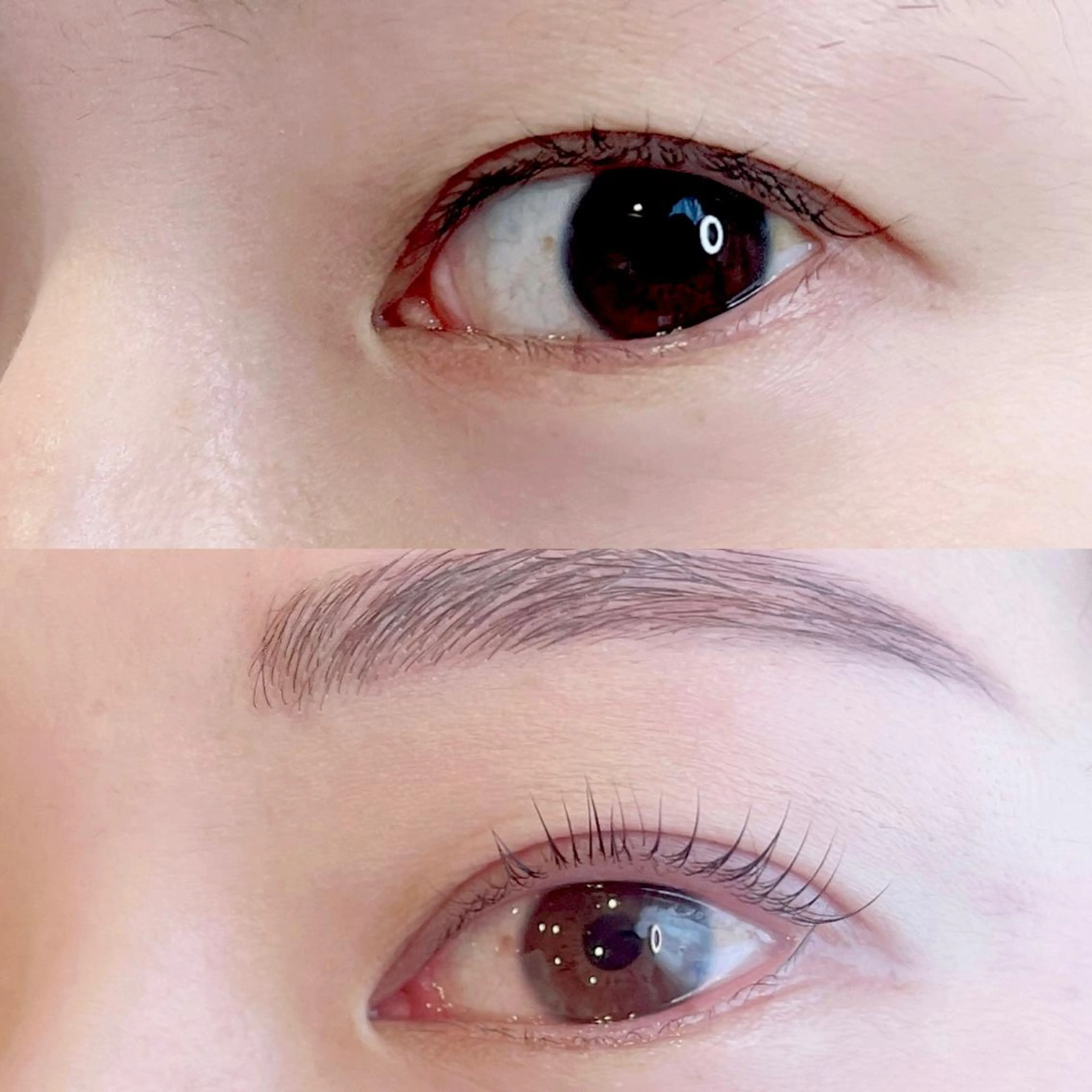 マツエク・マツパ アイブロウ 一重×まつ毛パーマ 東野ゆい🌼 eyelashのマツエク・マツパデザイン
