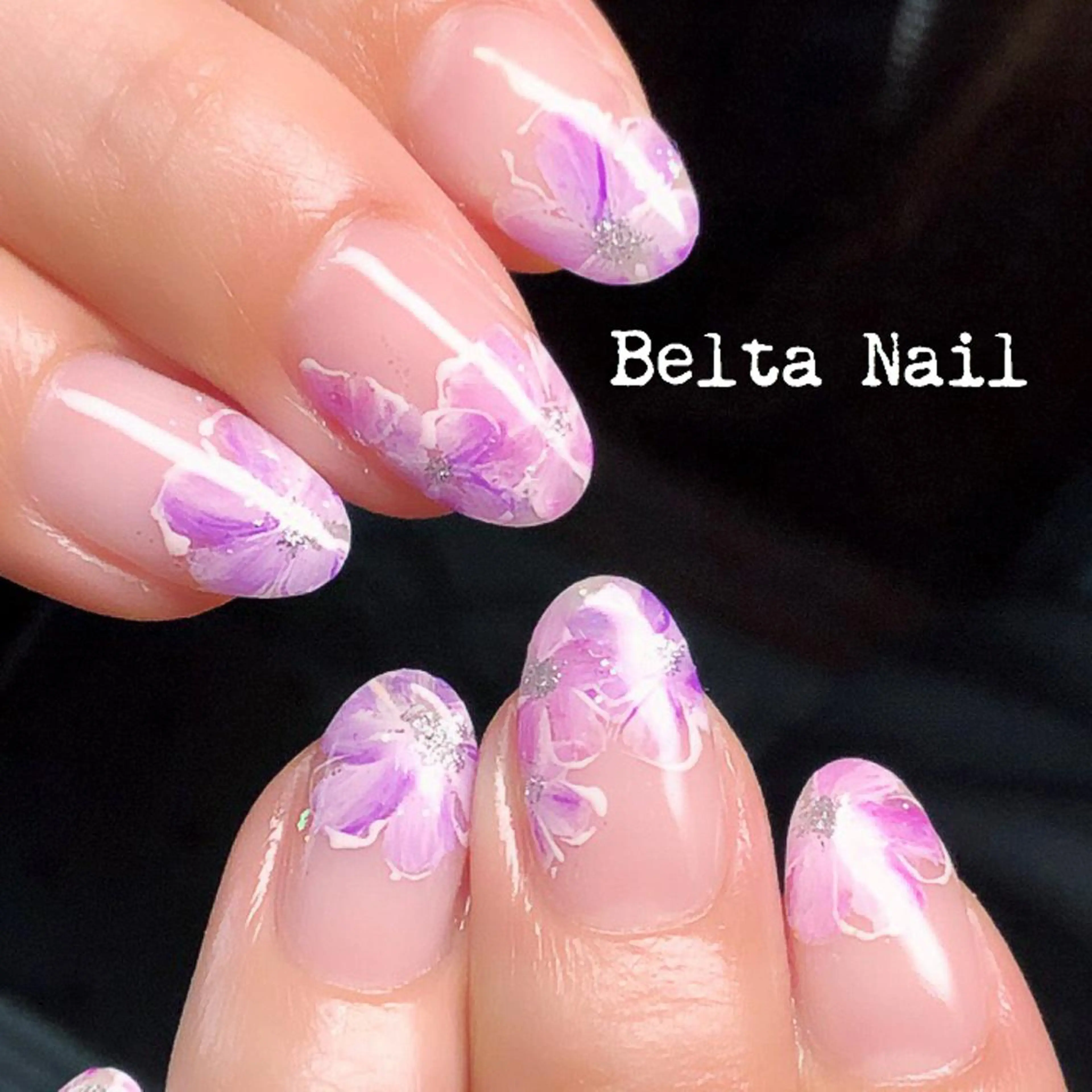 ネイル アートネイル ジェルネイル 持ち込み パラジェル ハンドネイル BELTA NAILのネイルデザイン