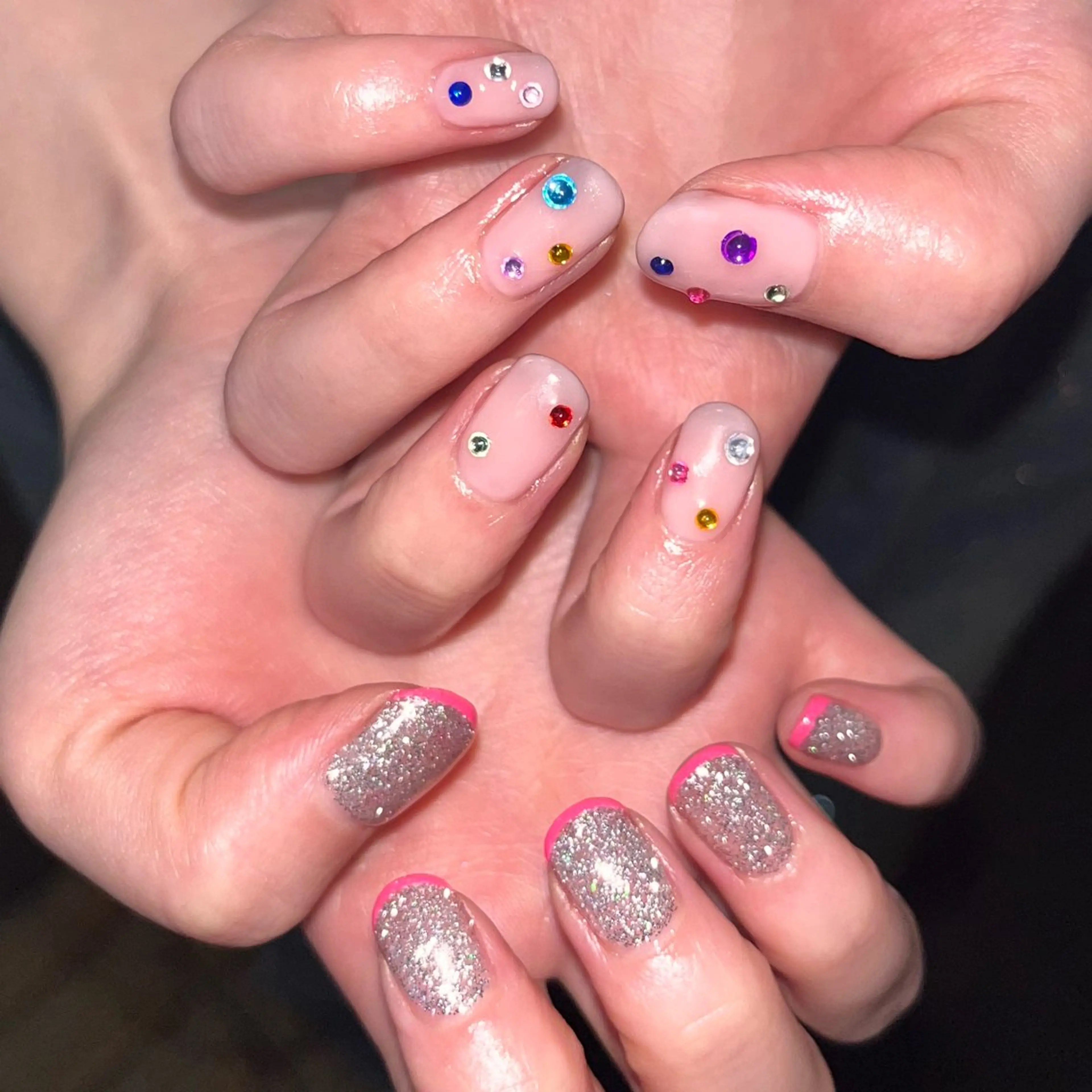 ネイル ハンドネイル ハンドケア 赤み消しカラー/ 髪質改善🌼ルナのヘアスタイル