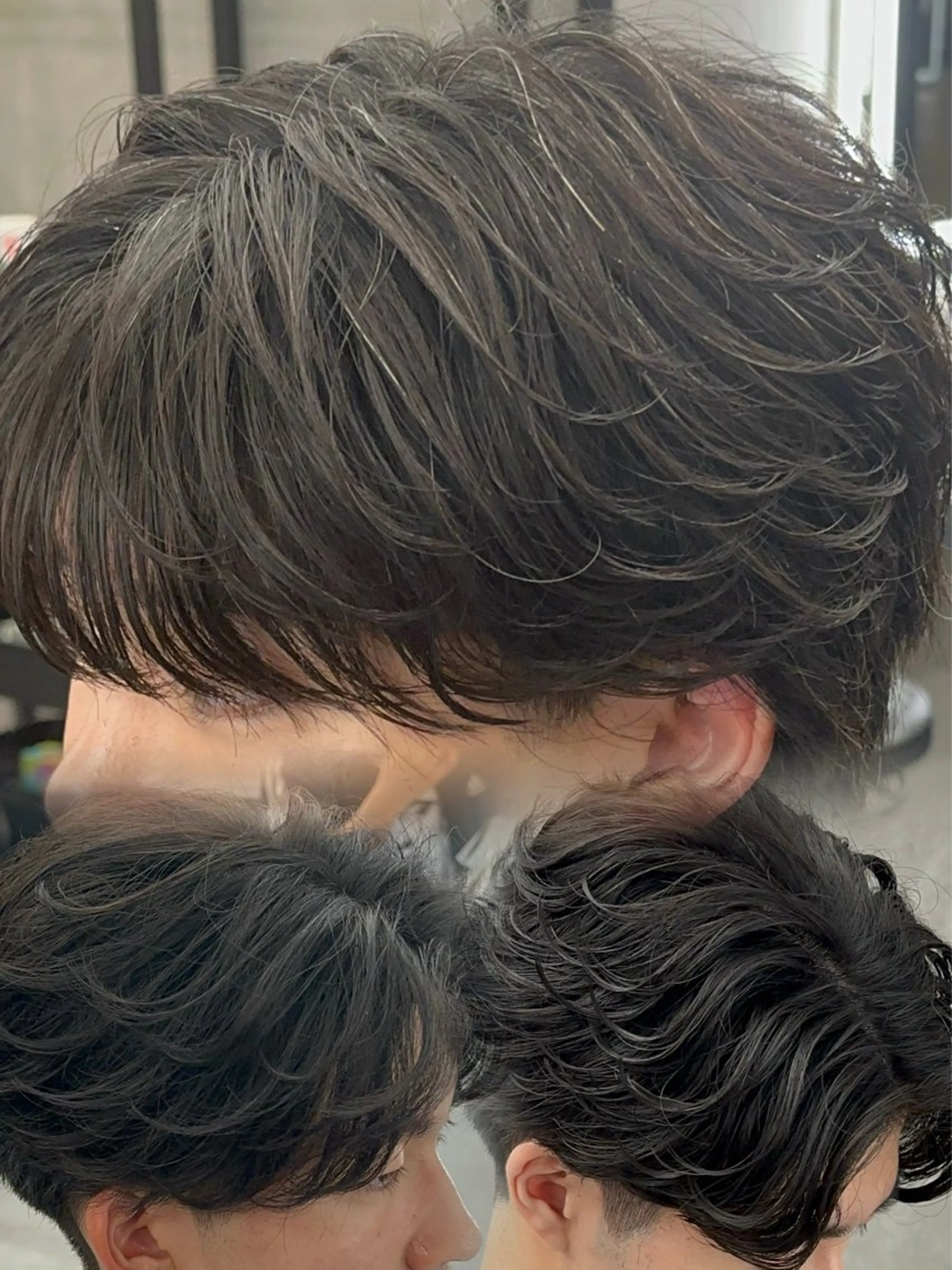 カラー パーマ メンズ メンズパーマ ニュアンスパーマ カット パーマ 札幌メンズヘア指名 No.1光👑👑のヘアスタイル