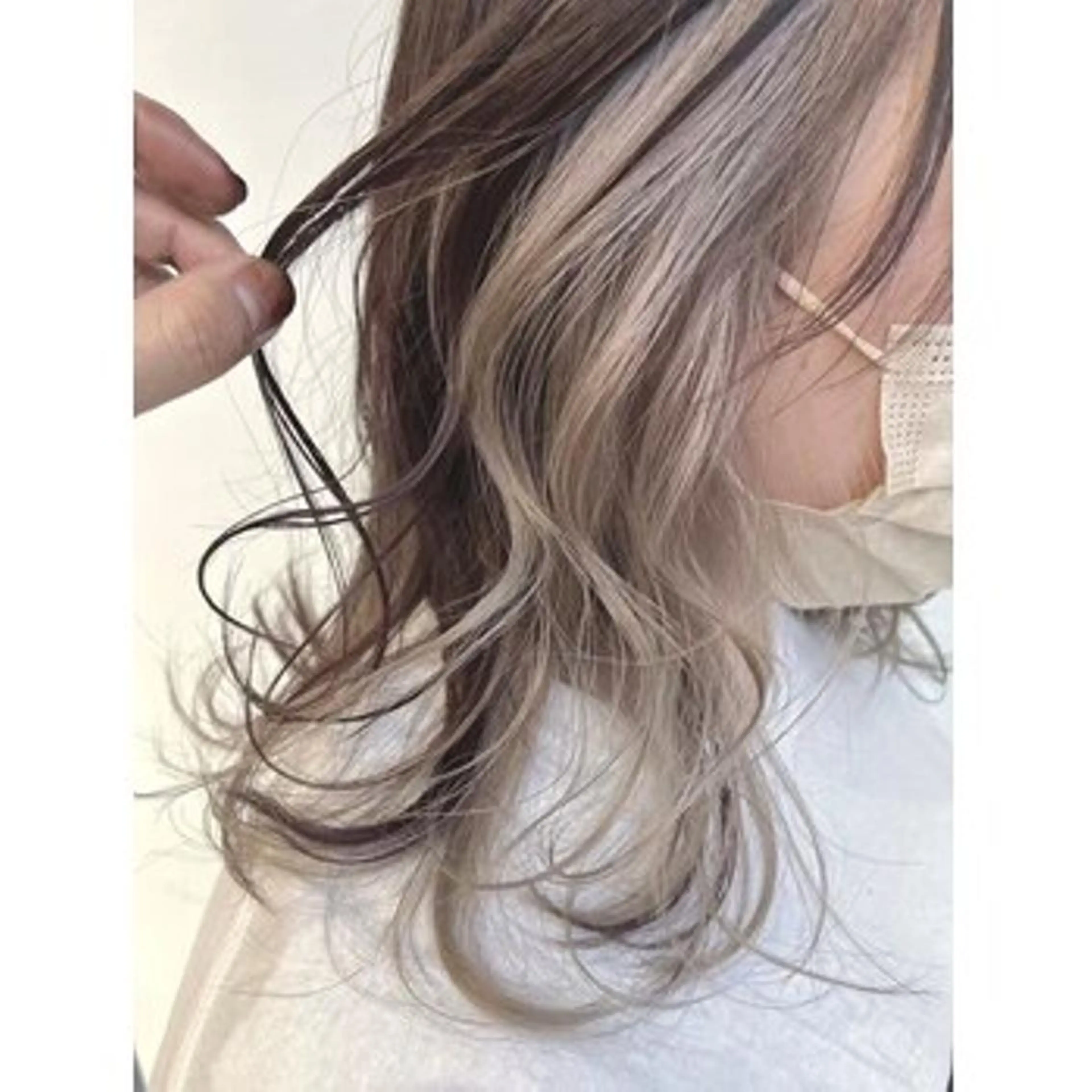 カラー ミディアム Allen hair 田中勇次のヘアスタイル