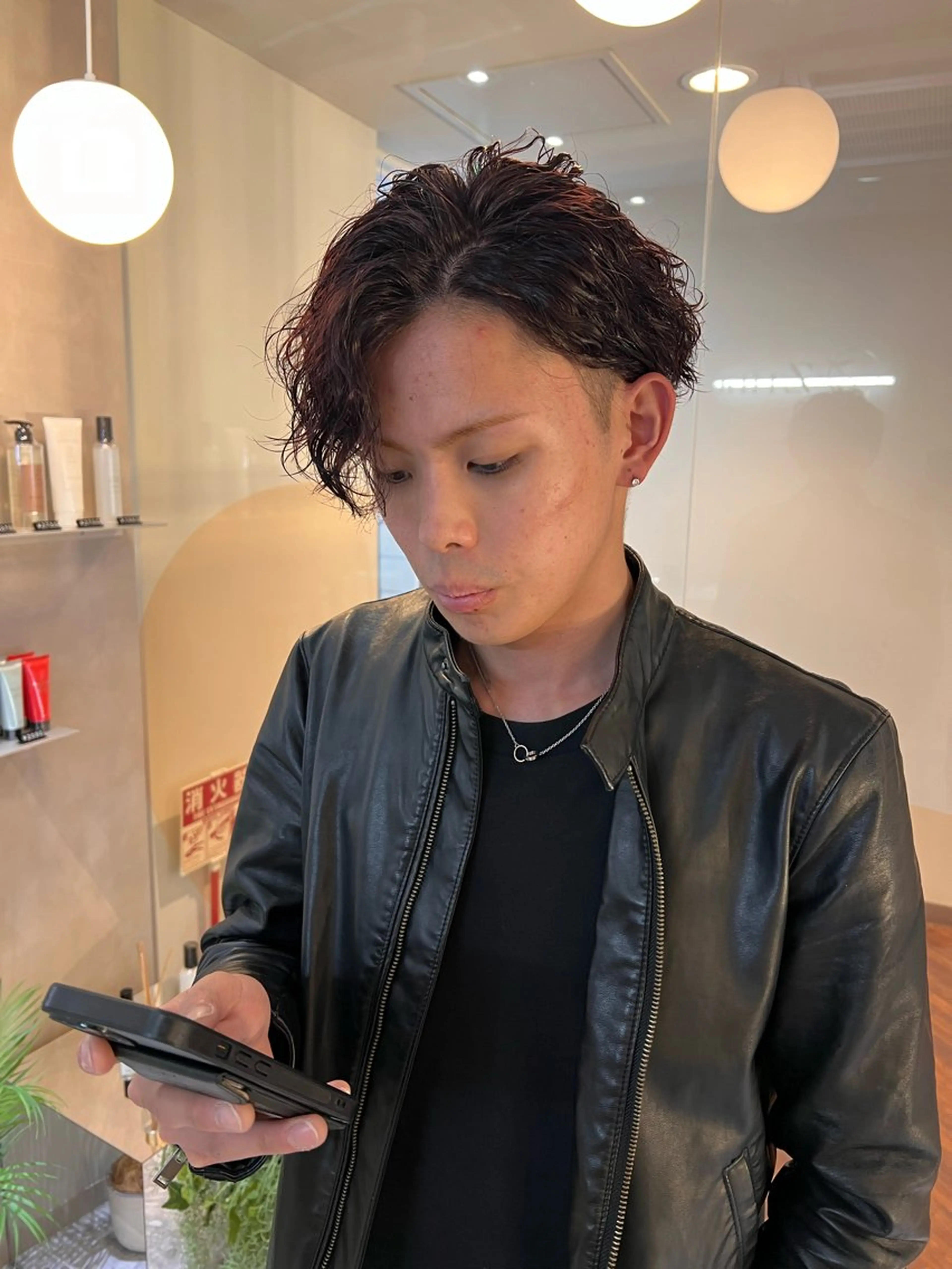 ショート メンズ カット パーマ 💎透明感カラー/ 韓国ヘア💎KANAのヘアスタイル