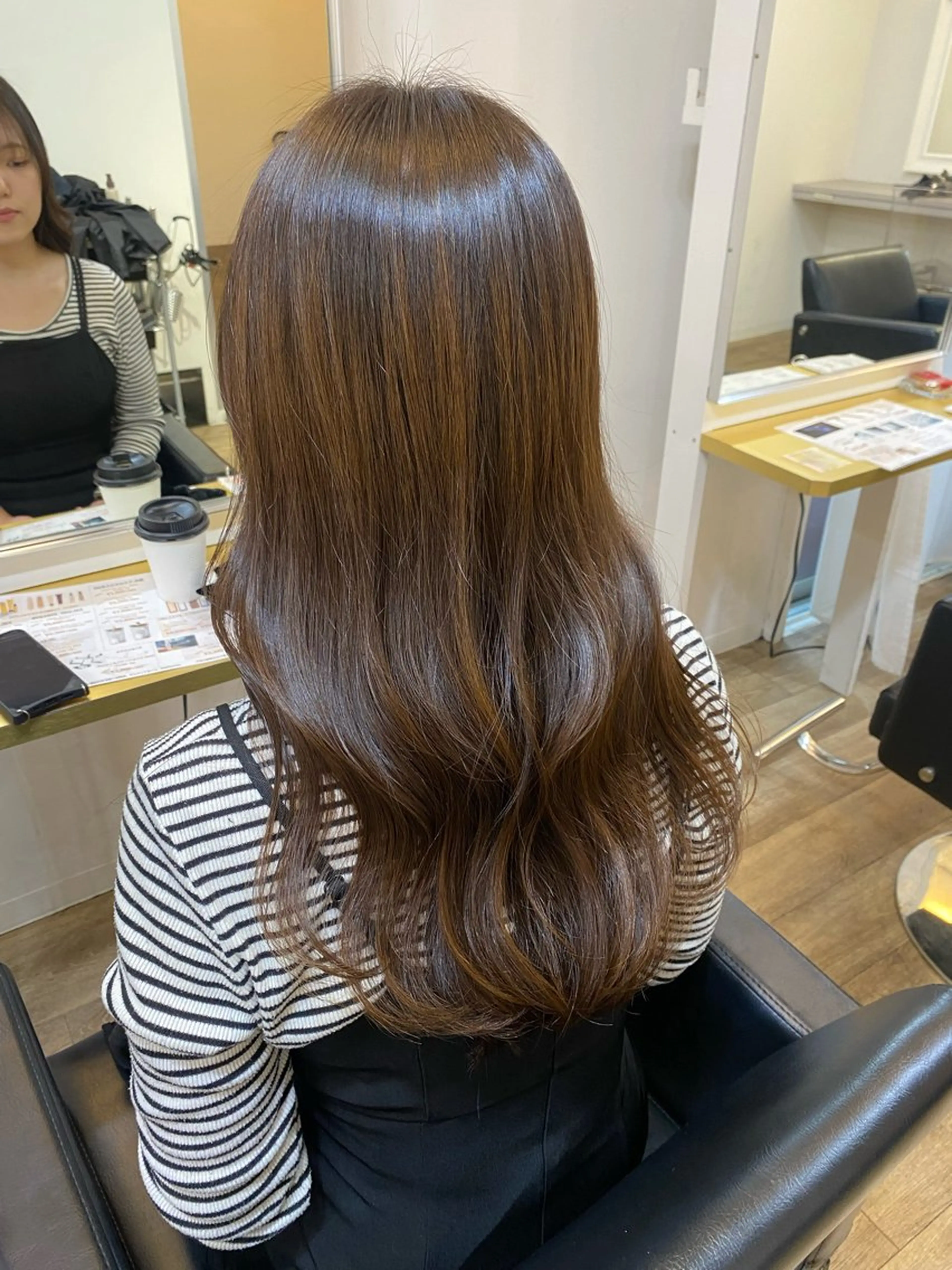 ロング カット ヘアカラー みやび🫧髪質改善 🫧透明感カラー🫧のヘアスタイル