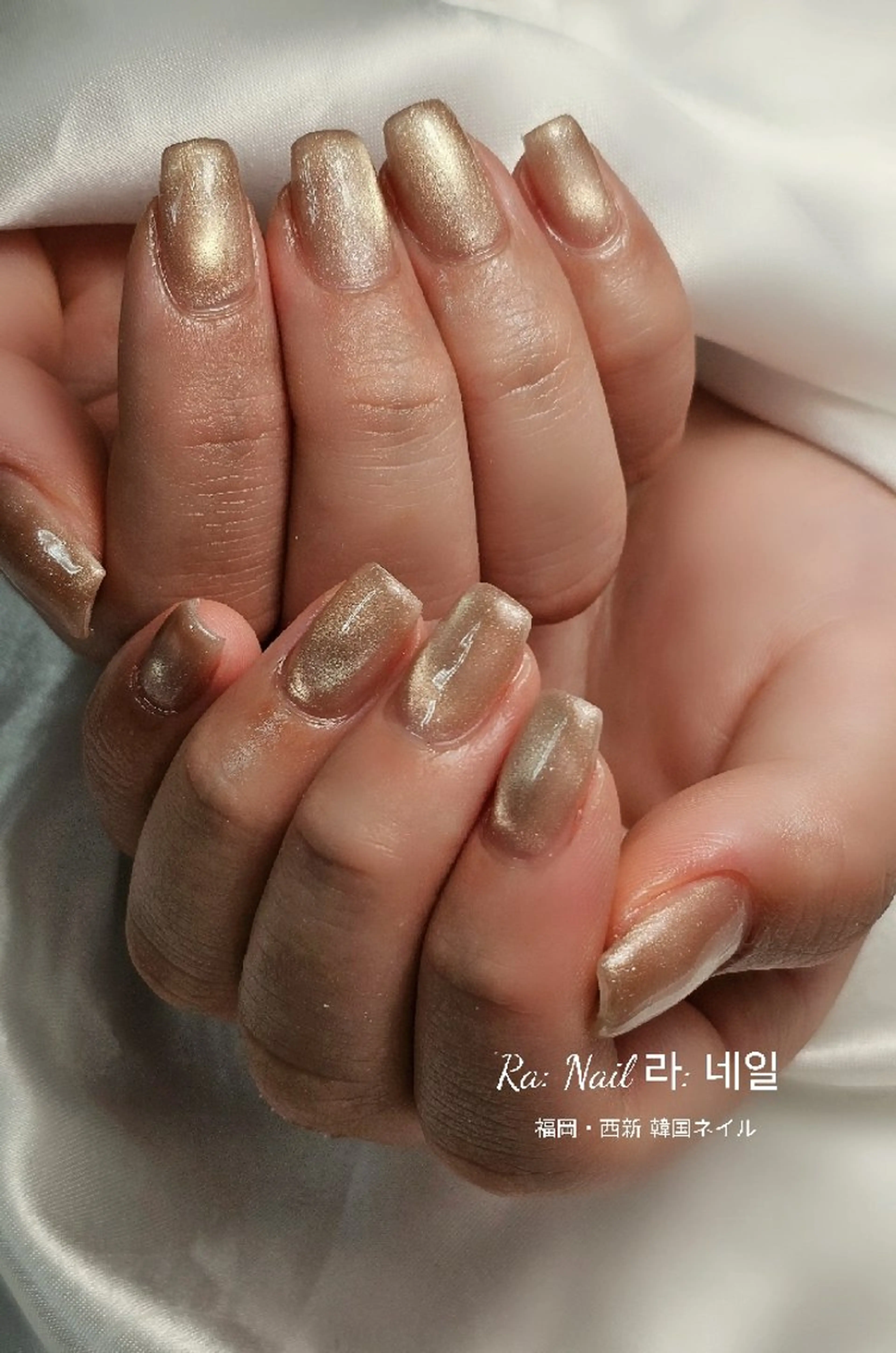 ネイル マグネットネイル Ra: Nail所属・Ra: nail    西新 韓国ネイルのネイルデザイン