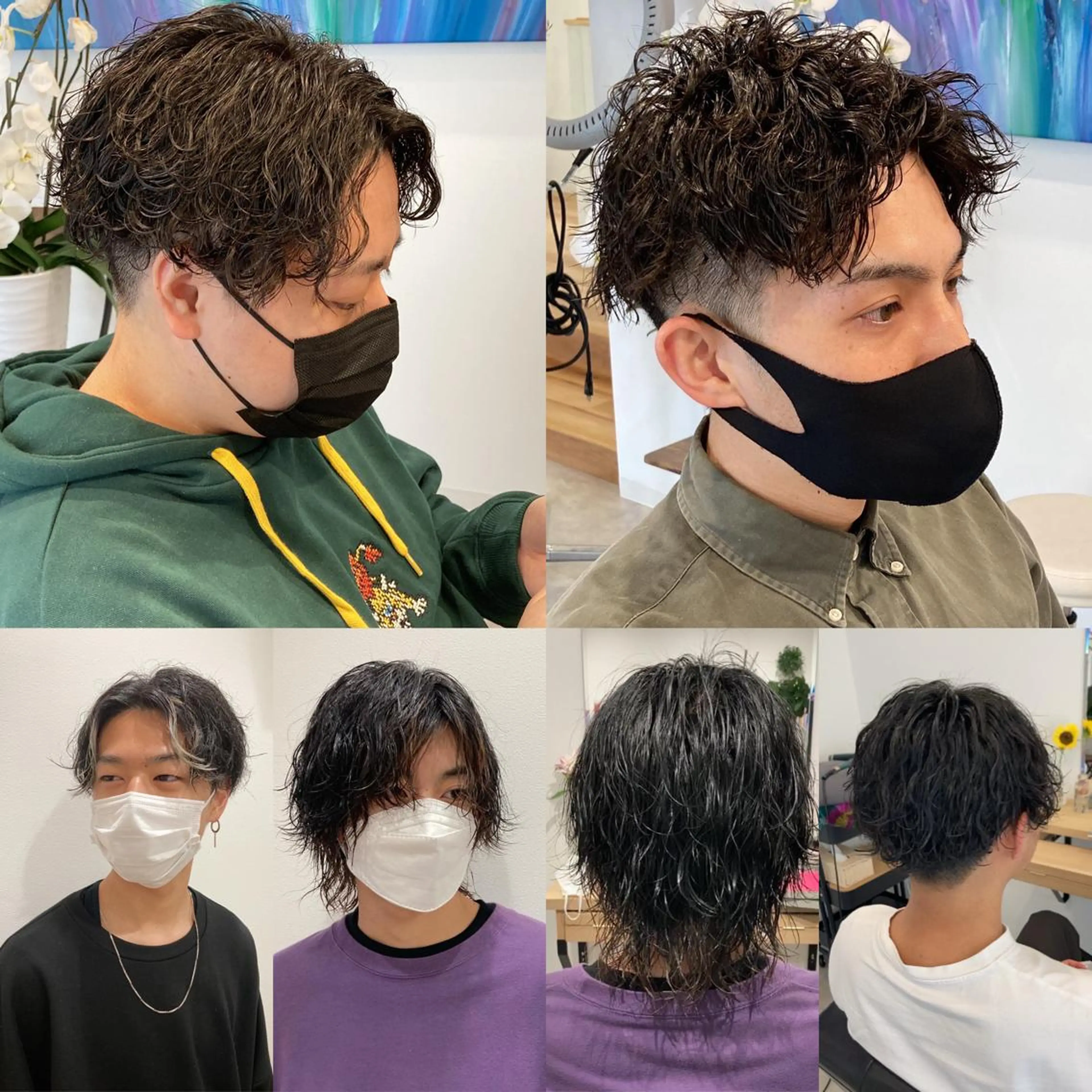 ショート パーマ メンズ リベイル けんたのヘアスタイル