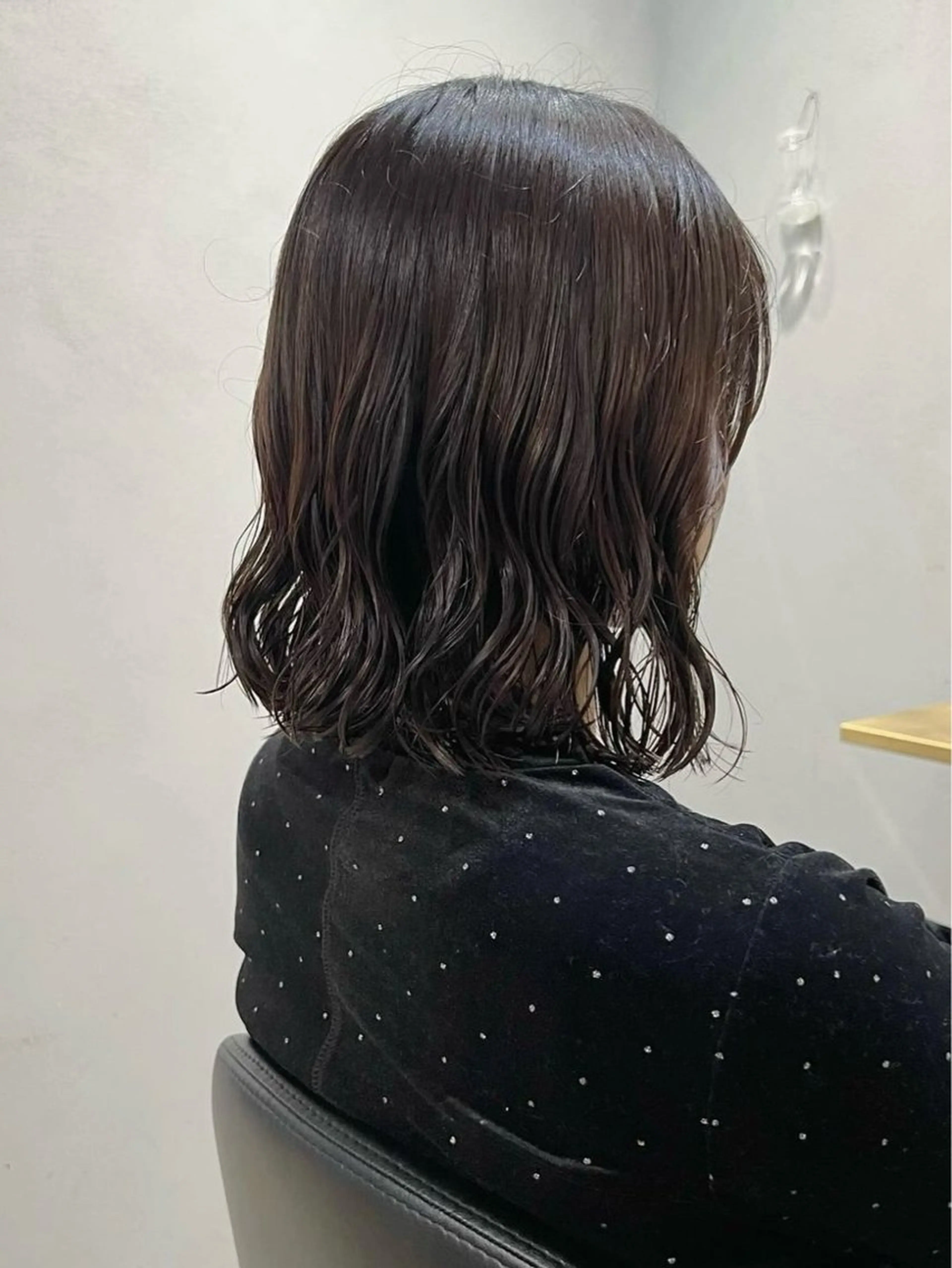セミロング カラー パーマ カット ヘアカラー パーマ 【arc】akane オリーブ/ベージュのヘアスタイル