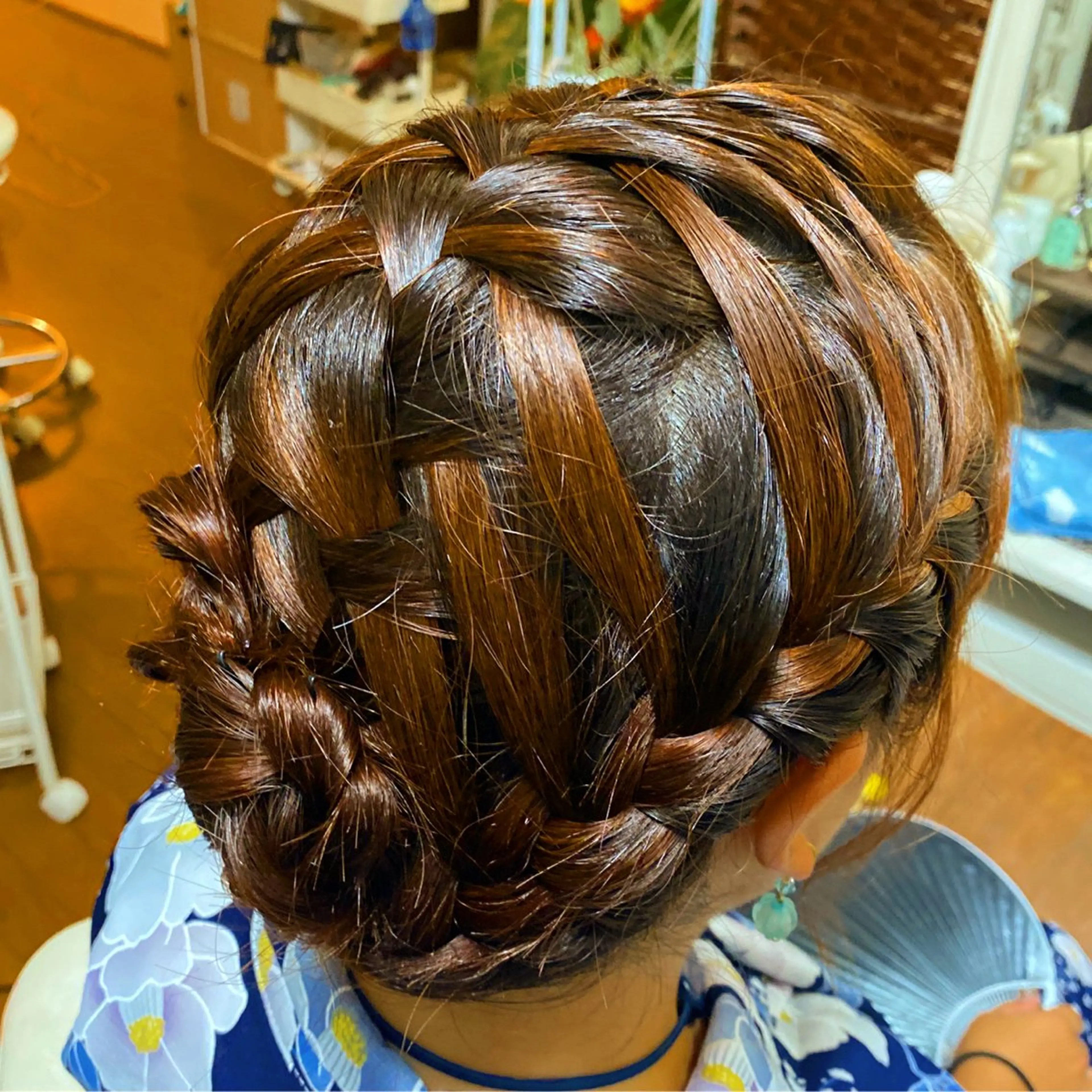 セミロング ヘアセット hairmake Sakura松本真理のヘアスタイル